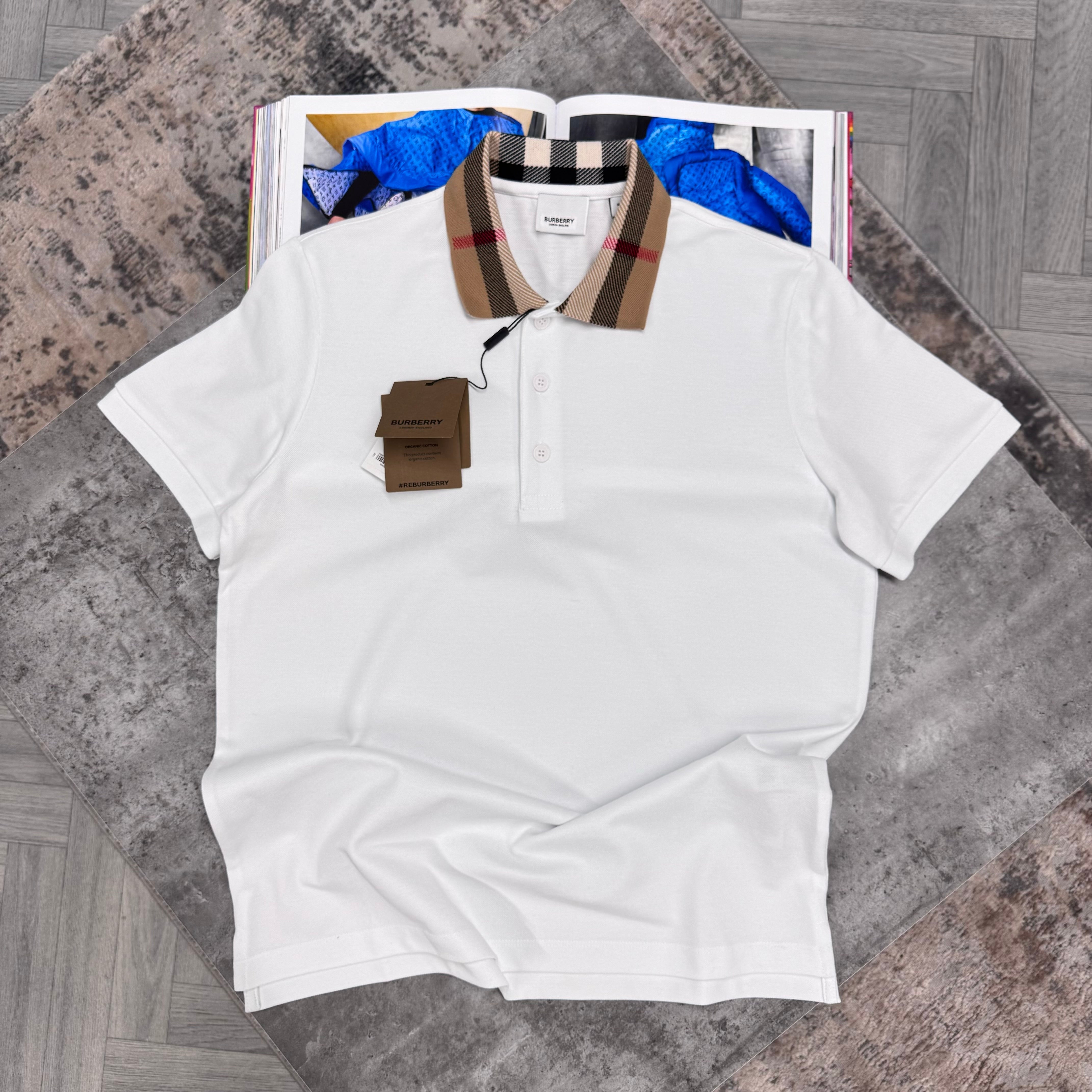 BURB POLO - WHITE