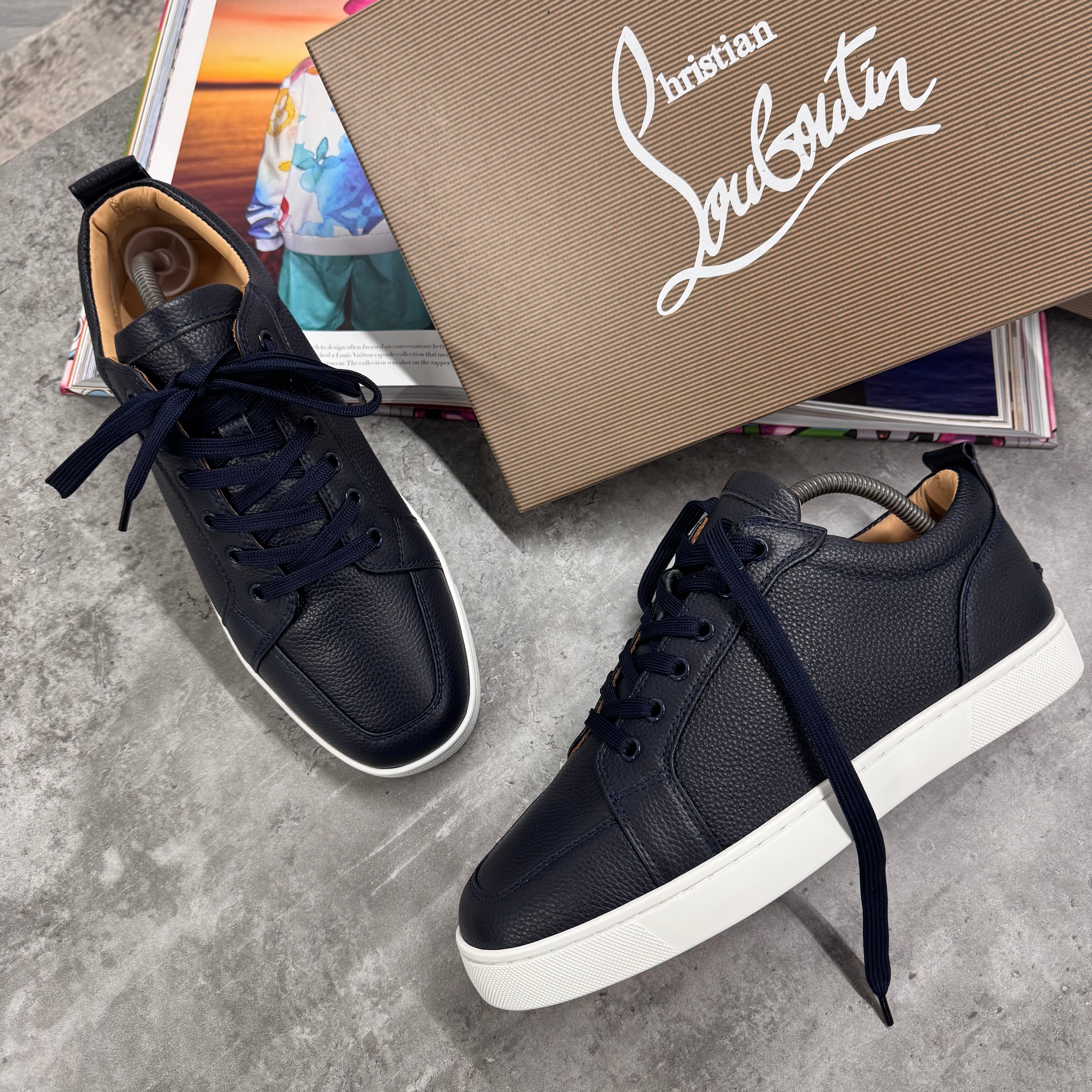 LOUB TRAINERS - NAVY (PRE ORDER)