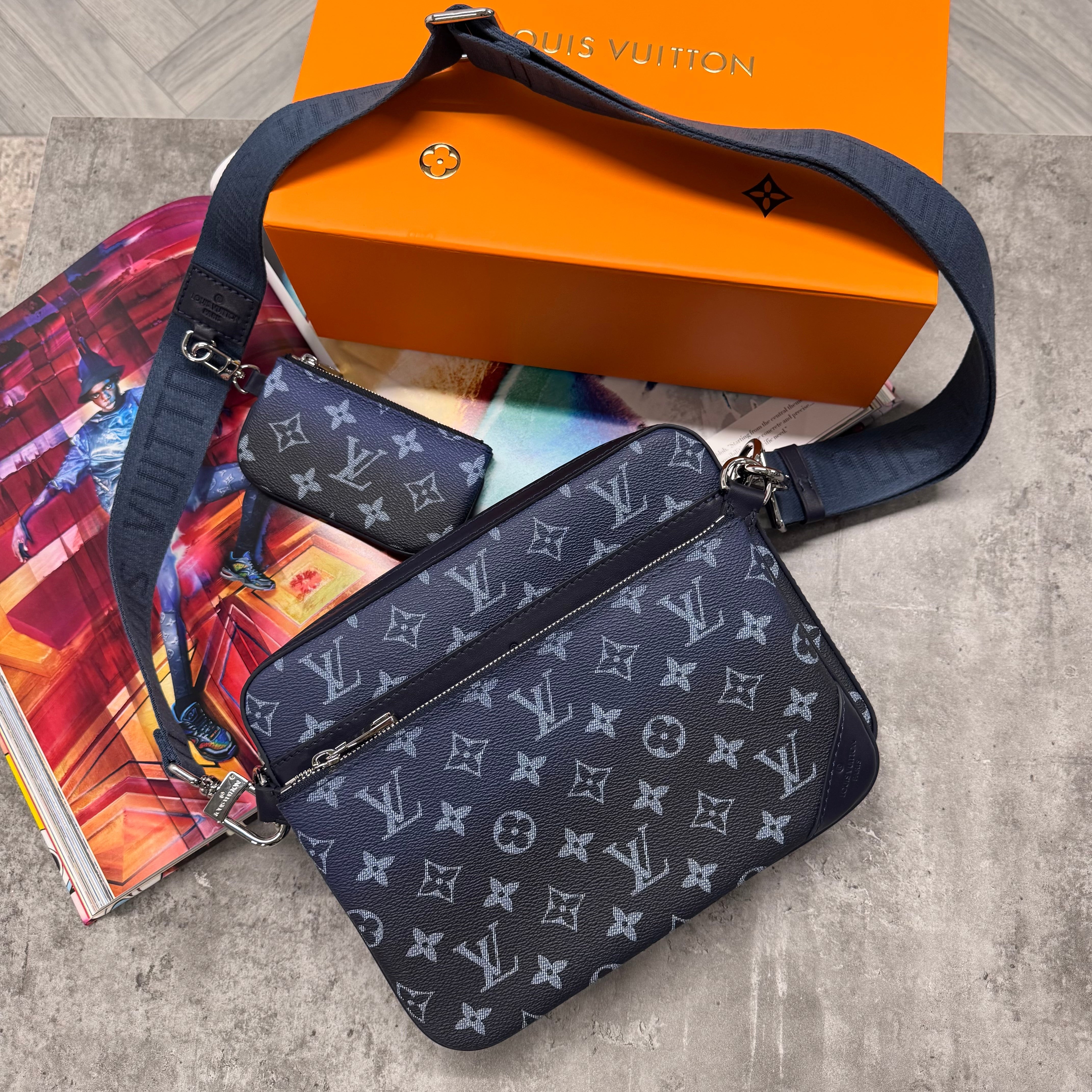 LVE TRIO BAG - BLUE FADE