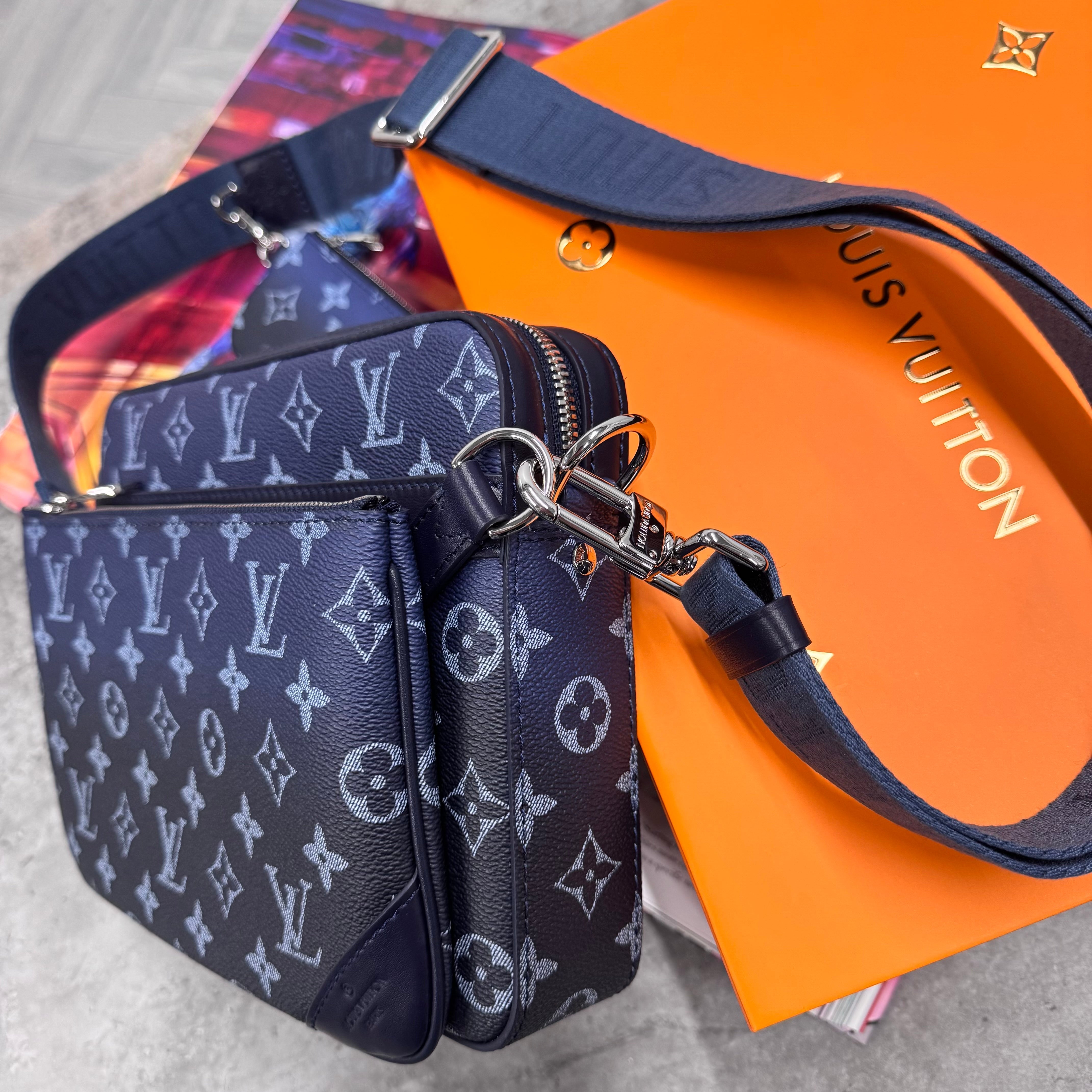 LVE TRIO BAG - BLUE FADE