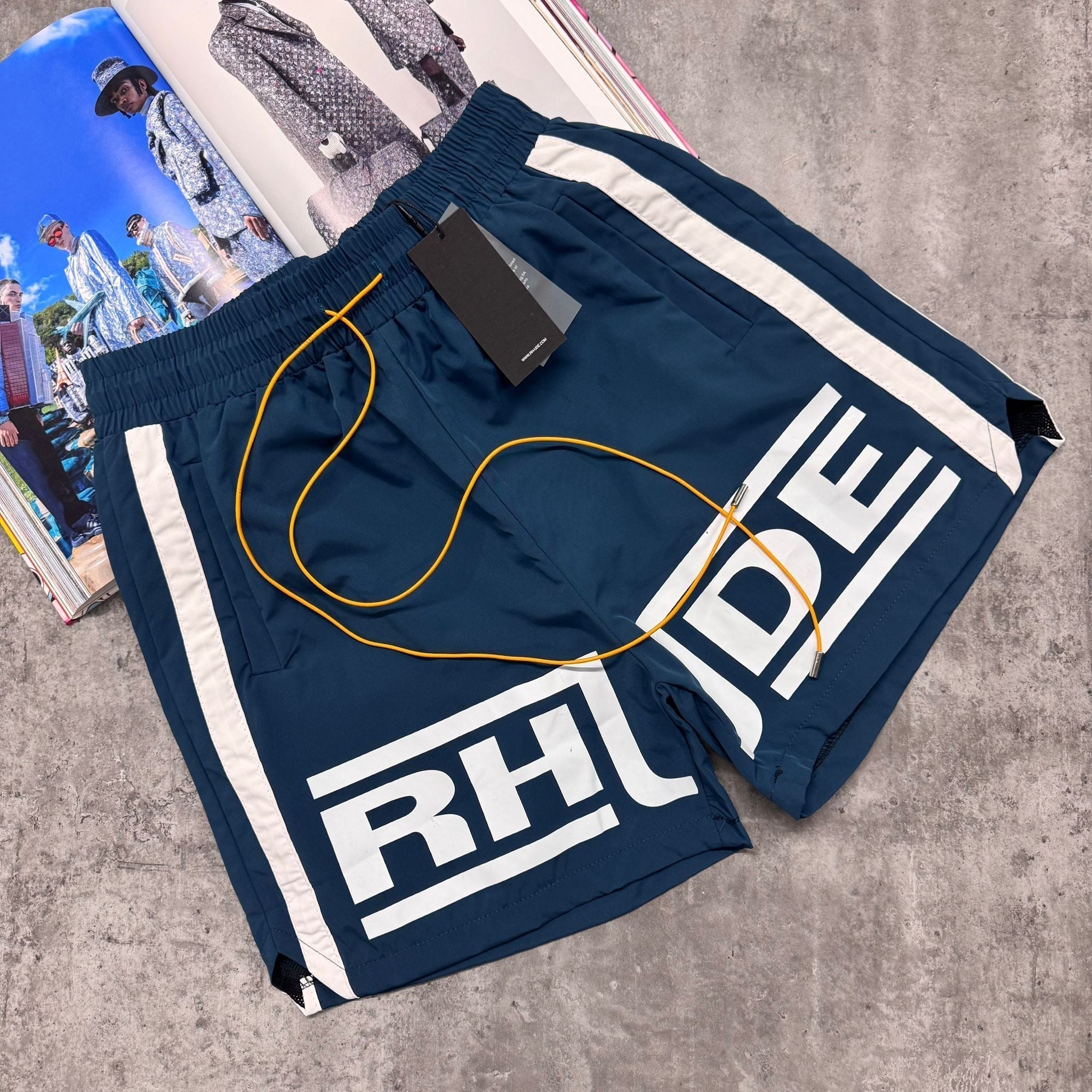 RHU COTTON SHORTS - TEAL BLUE (pre order )