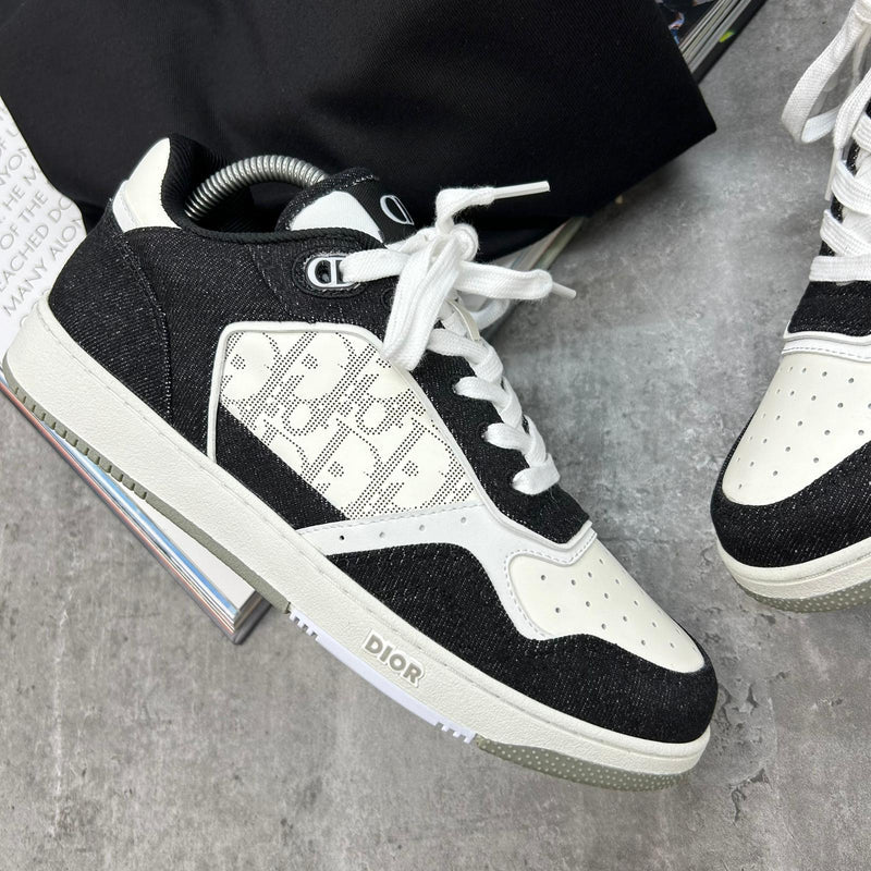 B27 TRAINERS - BLACK DENIM / WHITE ( PRE ORDER )