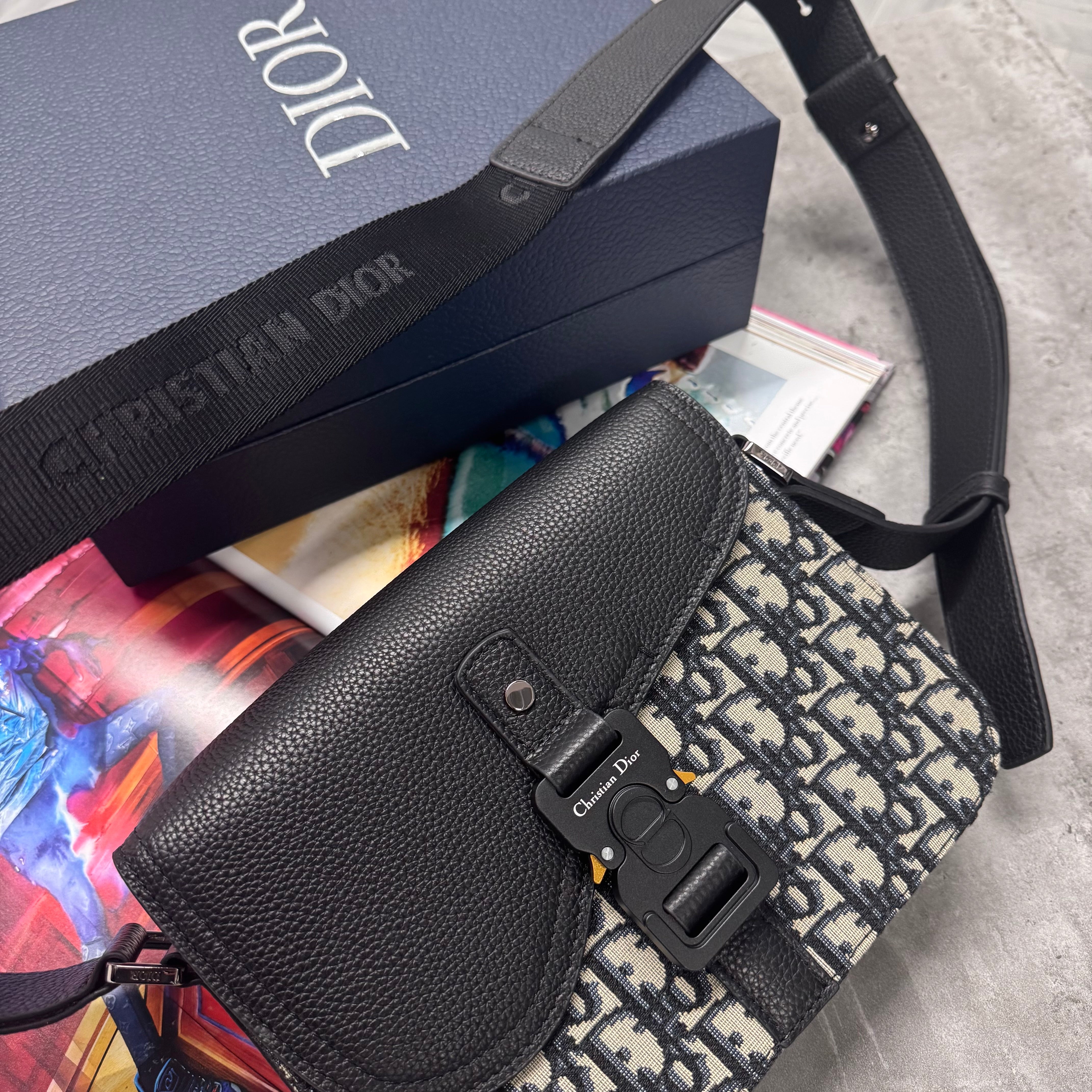 CD SADDLE BAG - CREAM