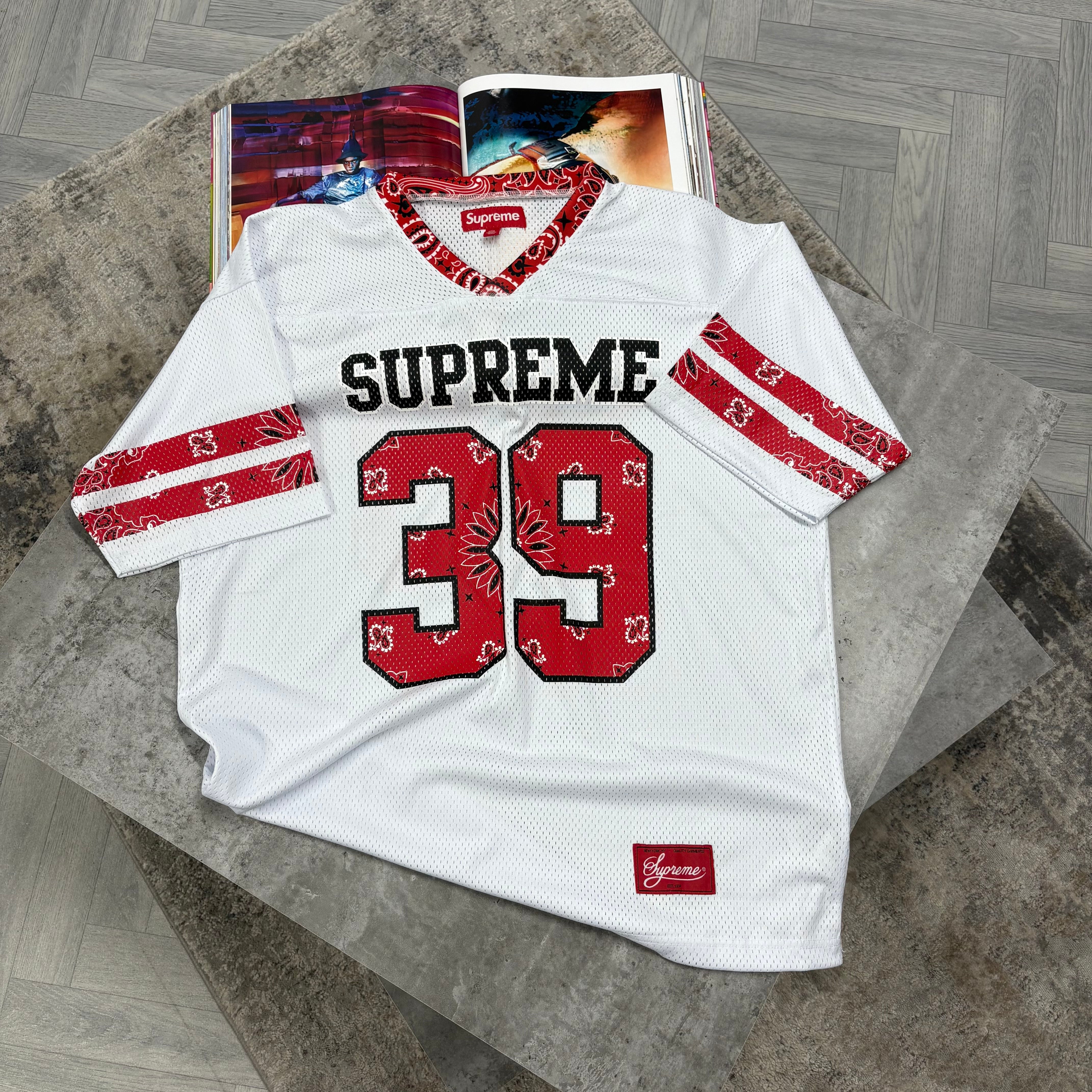 SUP SHORT SLEEVE T SHIRT - WHITE/RED( pre order )