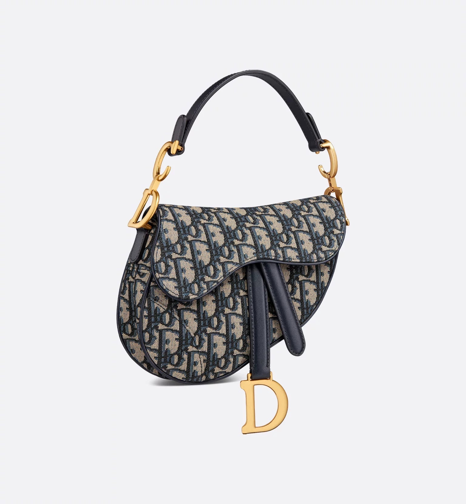 CD - Saddle Handbag - Navy/Cream (PRE-ORDER)