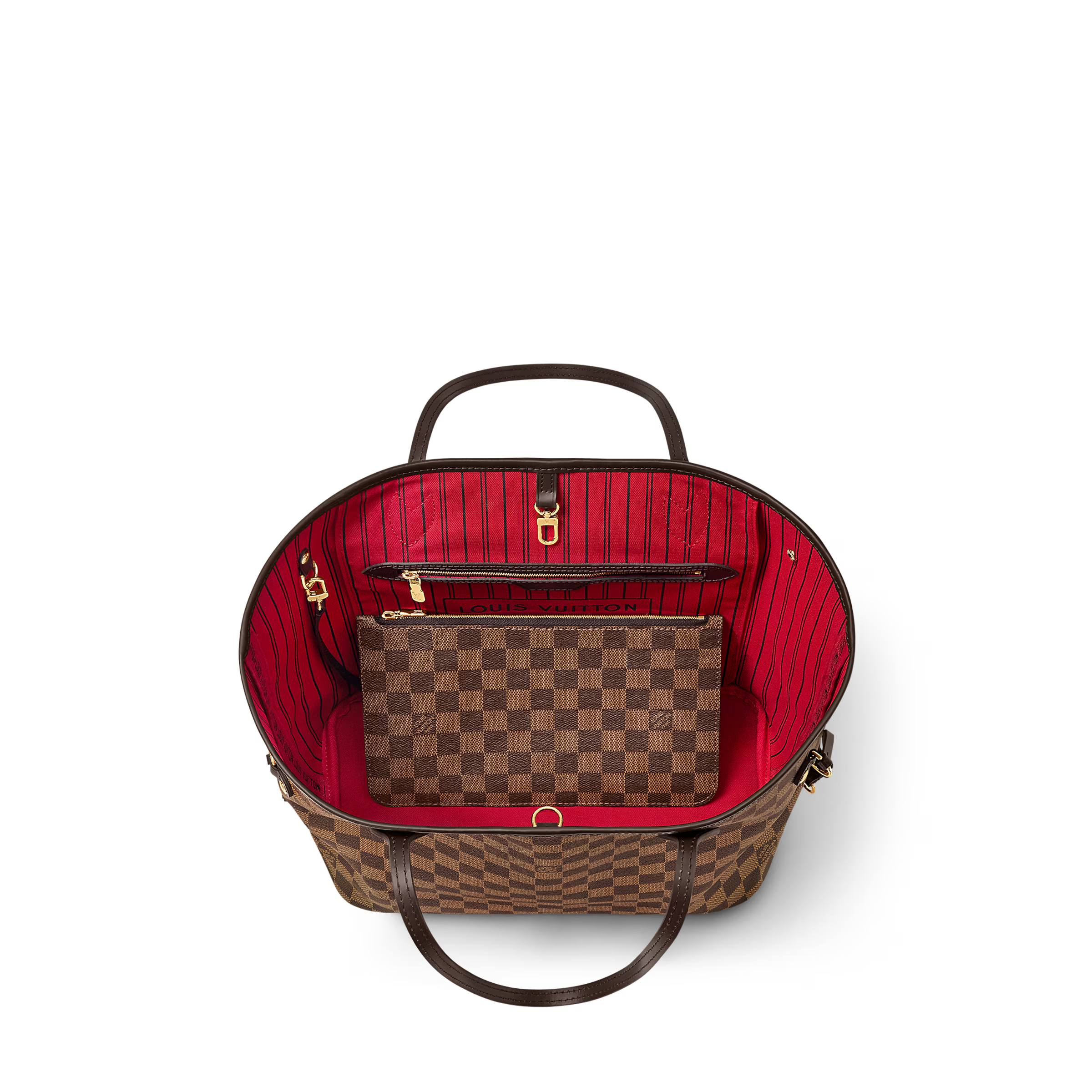 LVE - Neverful Check Handbag  - Brown (PRE-ORDER)