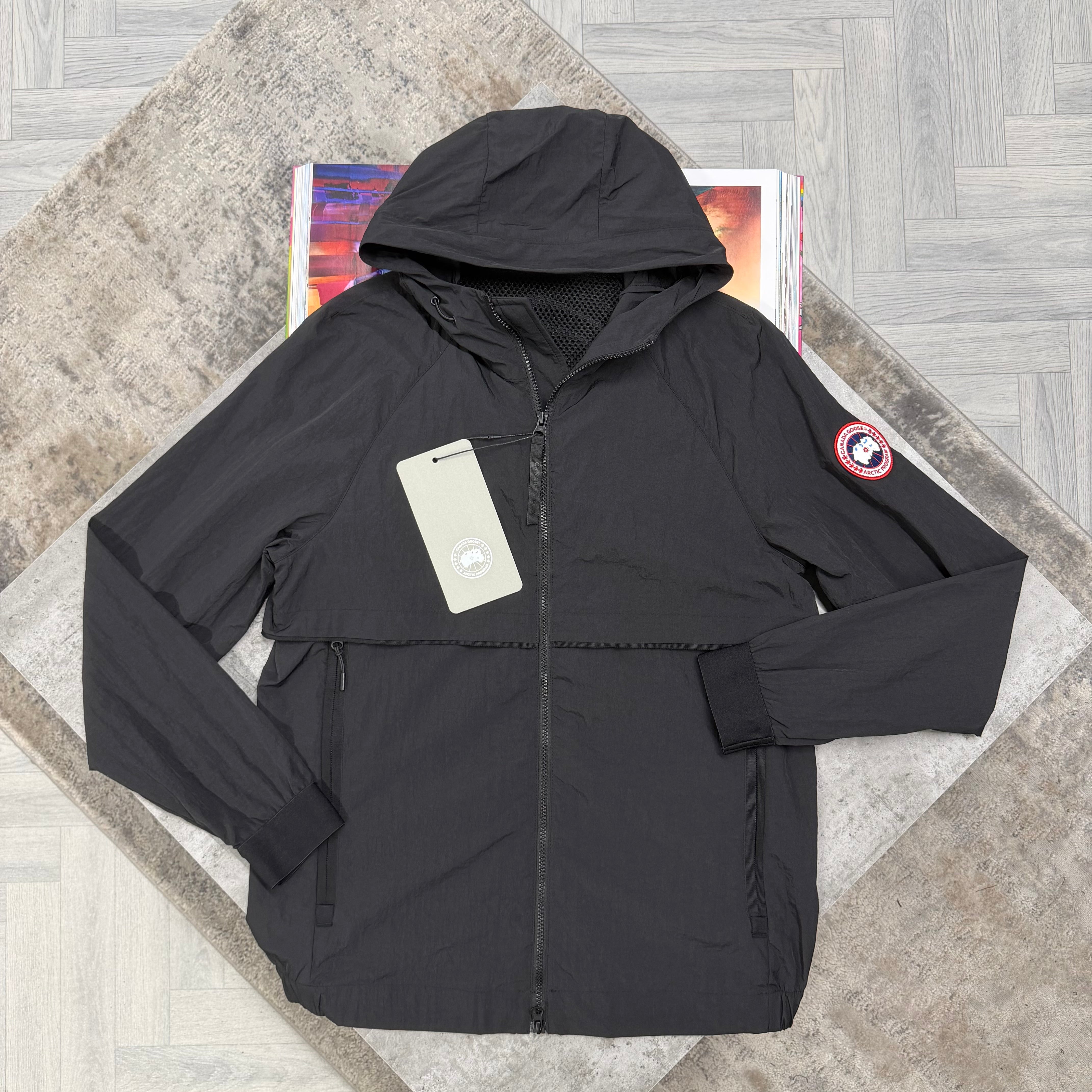CG FABER HOODED JACKET - BLACK