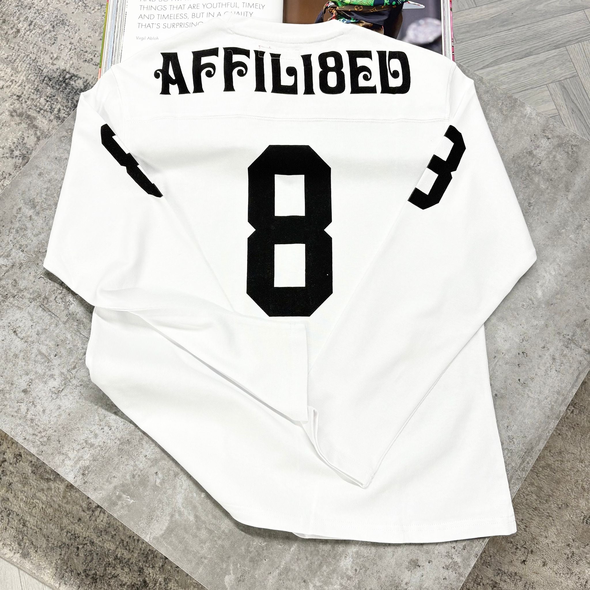 SUP LONG SLEEVE T SHIRT - WHITE