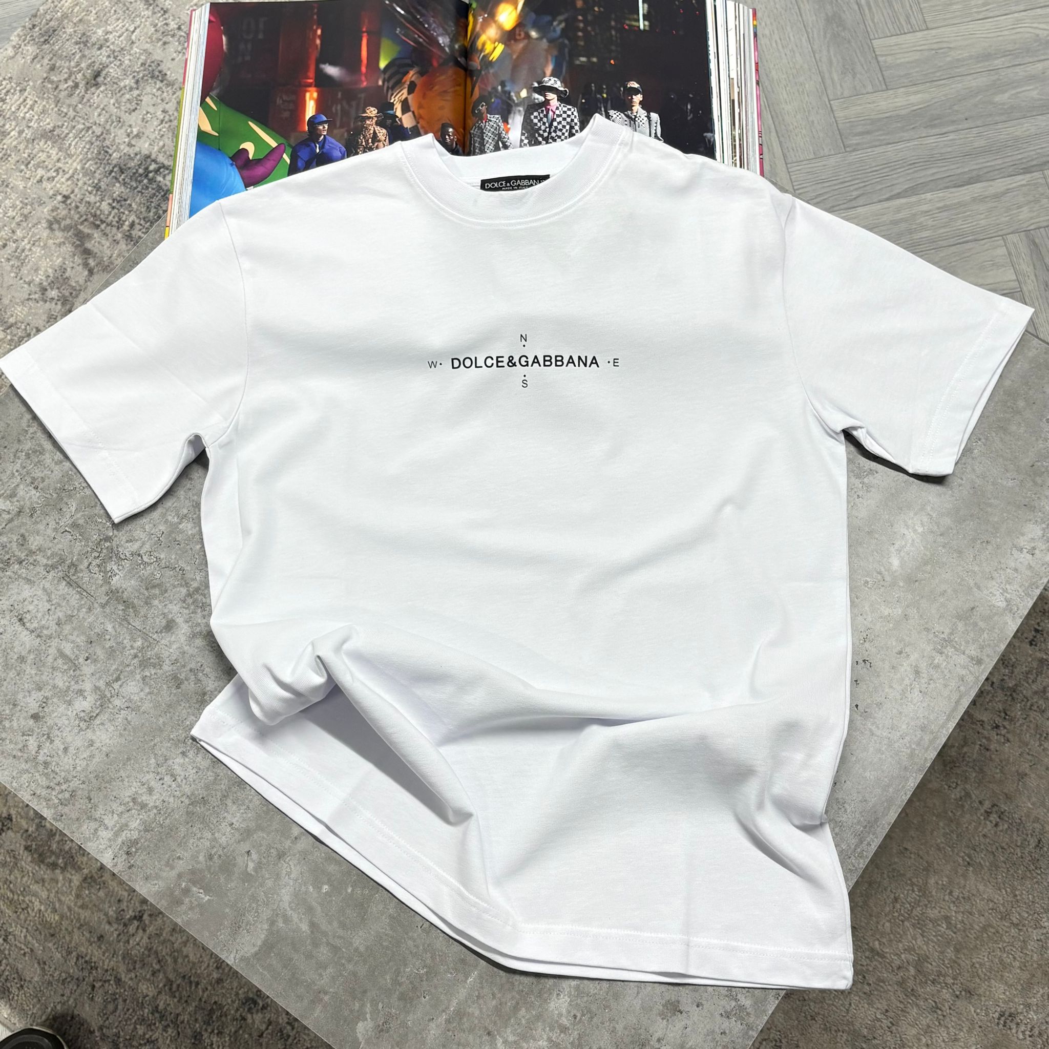 D&G. T SHIRT- WHITE