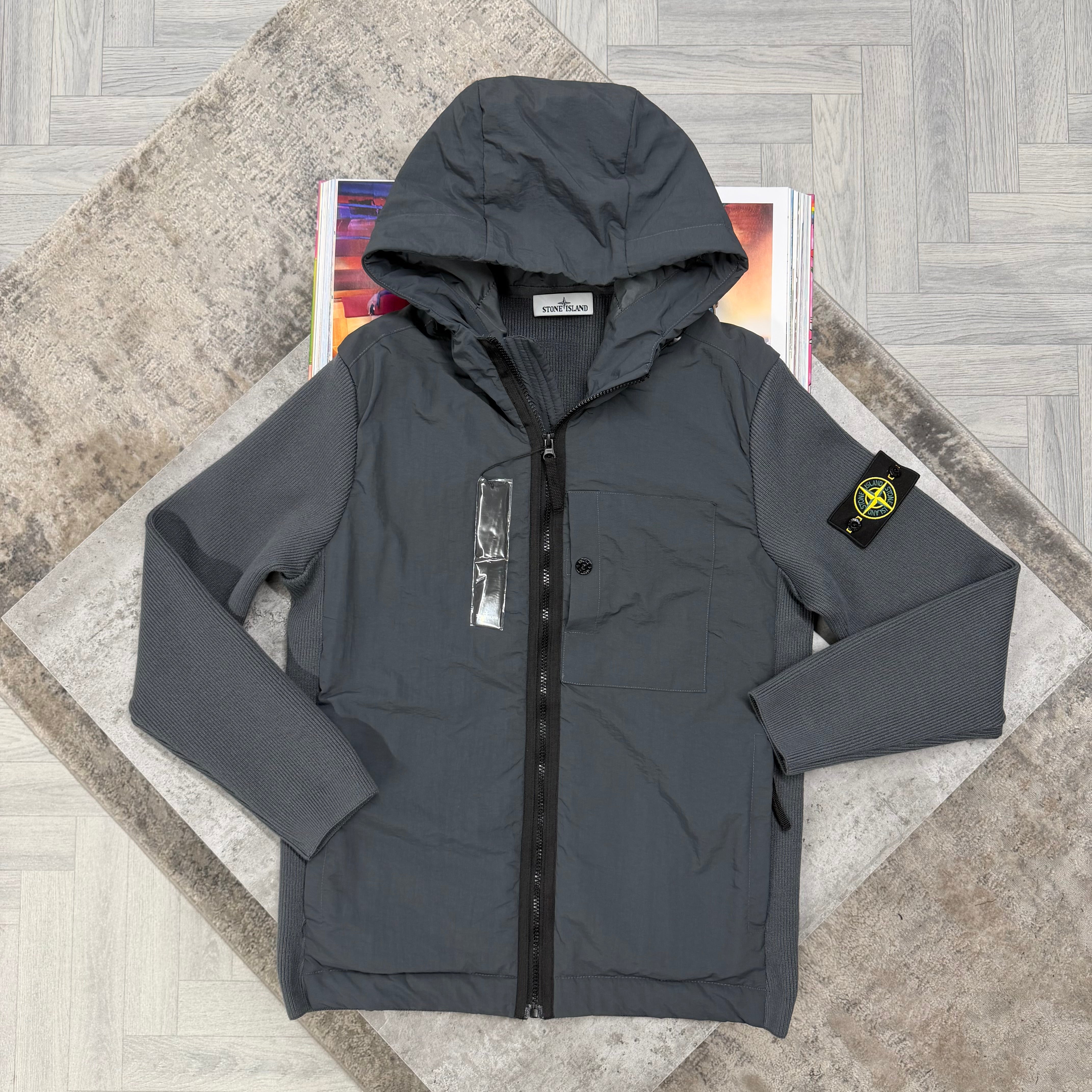SI HOODED JACKET - ANTHRACITE