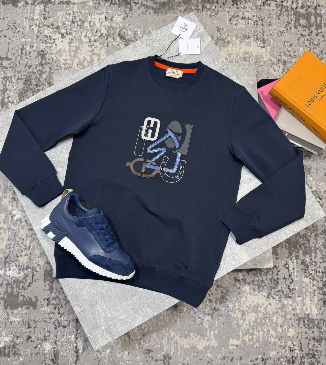 HMES Sweater - Navy