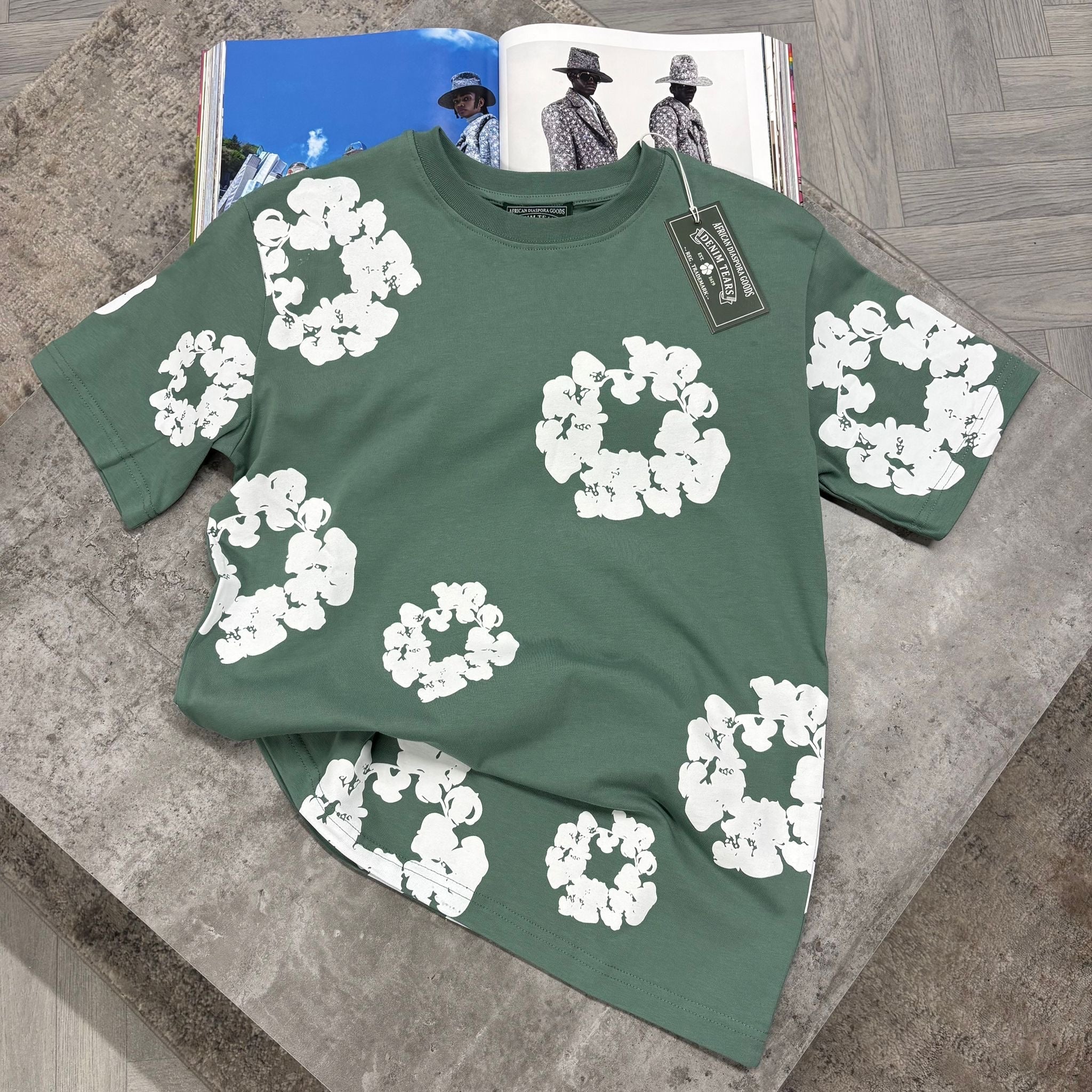 DEN T T SHIRT - SAGE