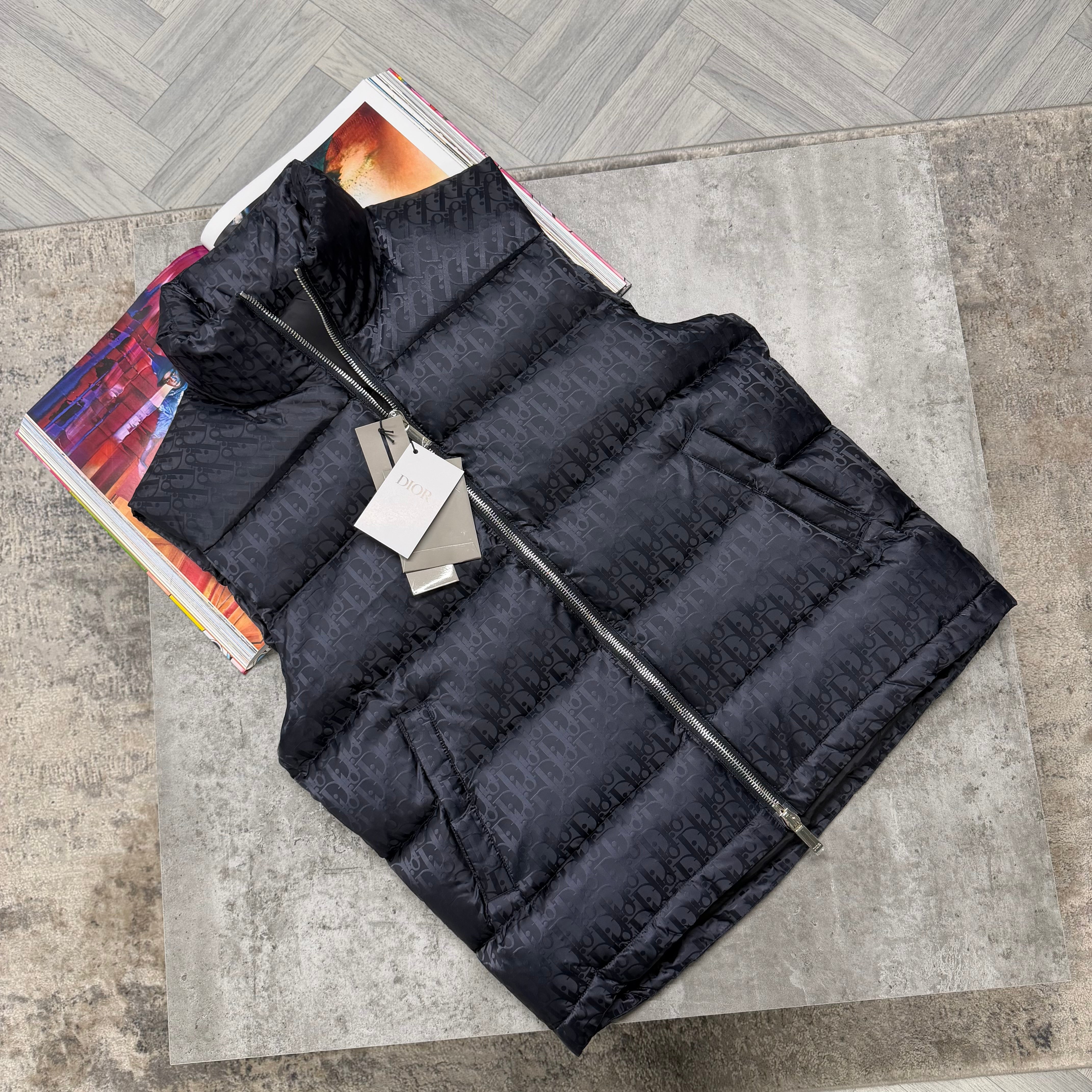CD OBLIQUE GILET - NAVY
