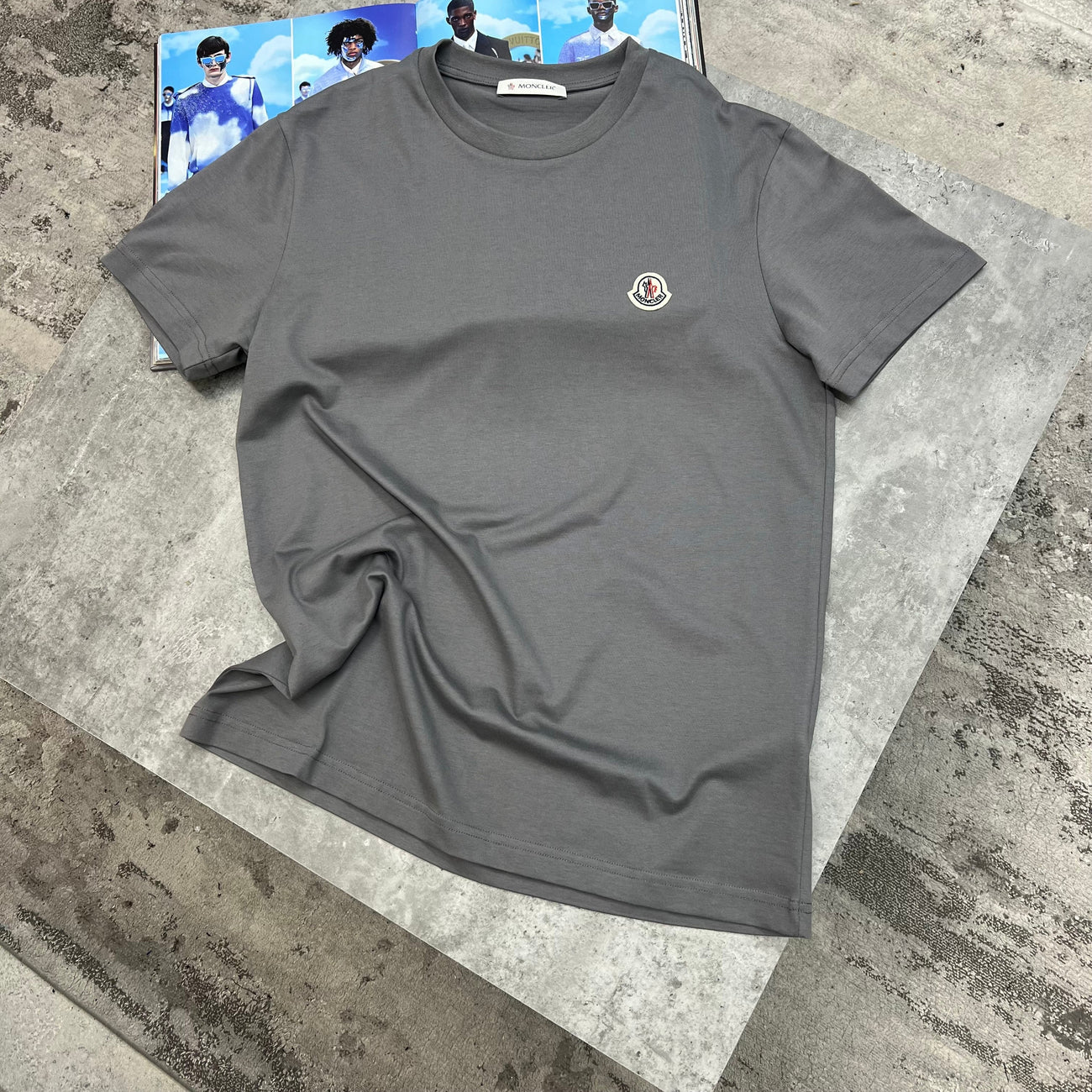 MNCLR LOGO T SHIRT - GREY