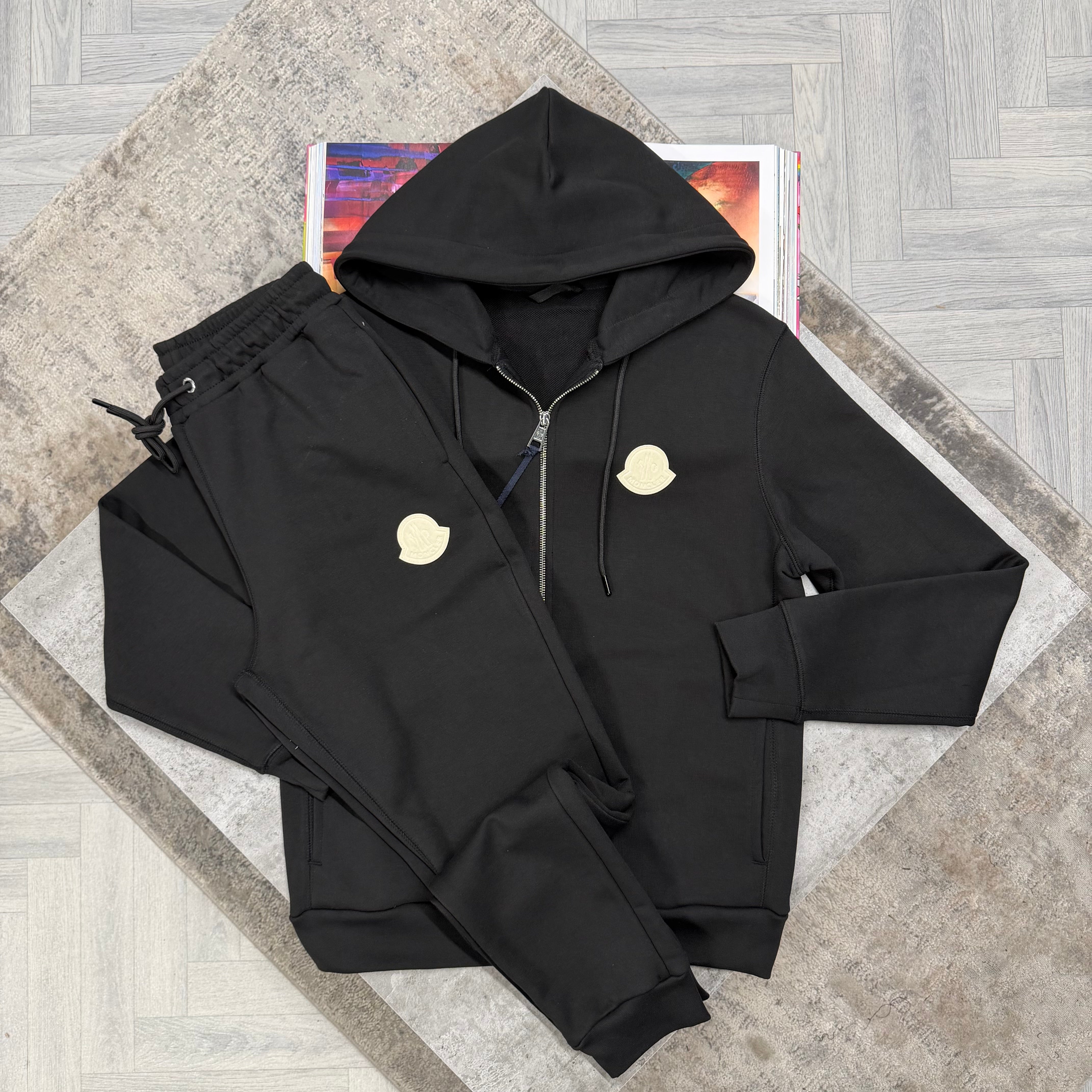 MNCLR FULL ZIP TRACKSUIT - BLACK