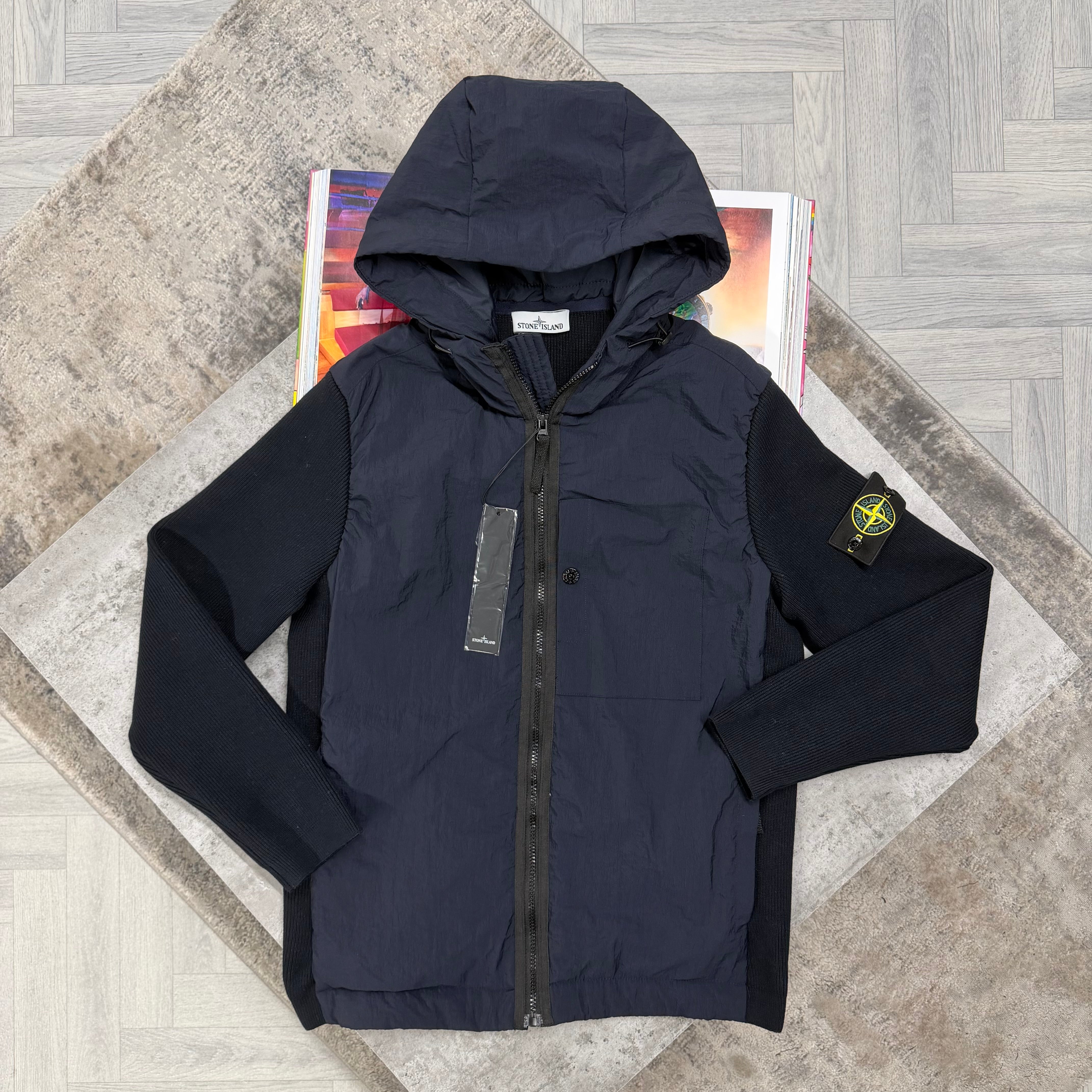 SI HOODED JACKET - NAVY