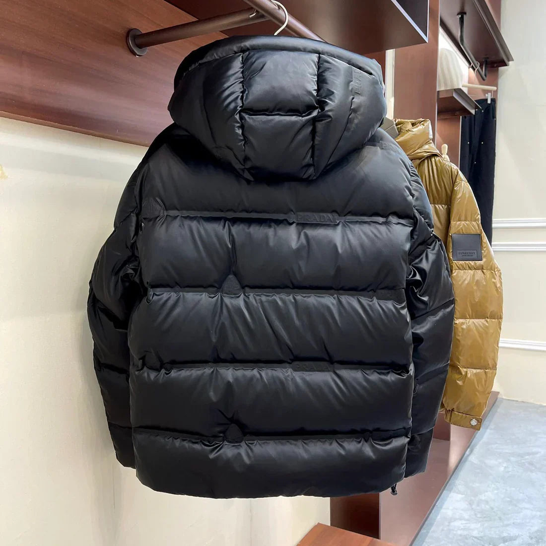 (PRE ORDER) PDA PUFFER COAT - BLACK
