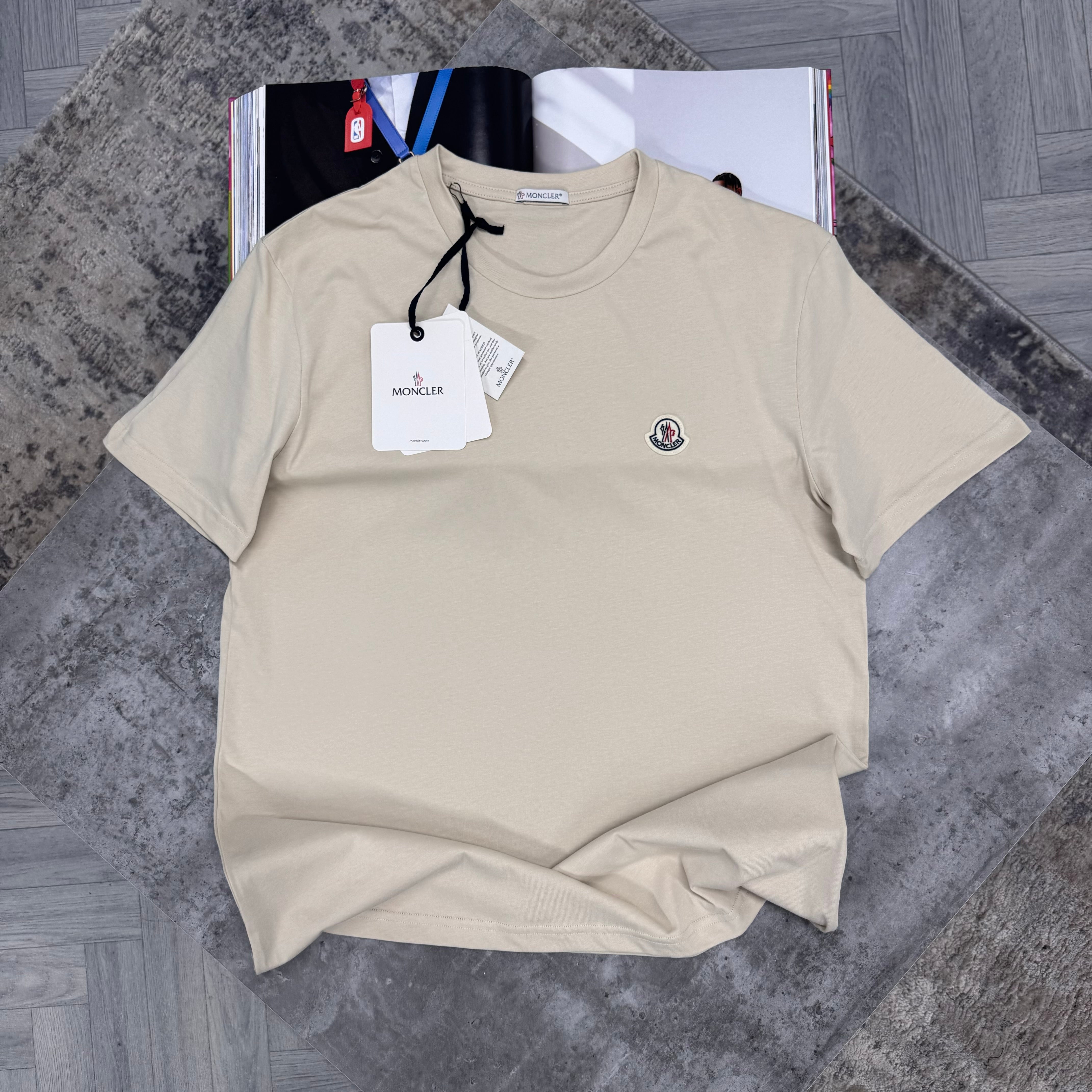 MNCLR LOGO T SHIRT - BEIGE