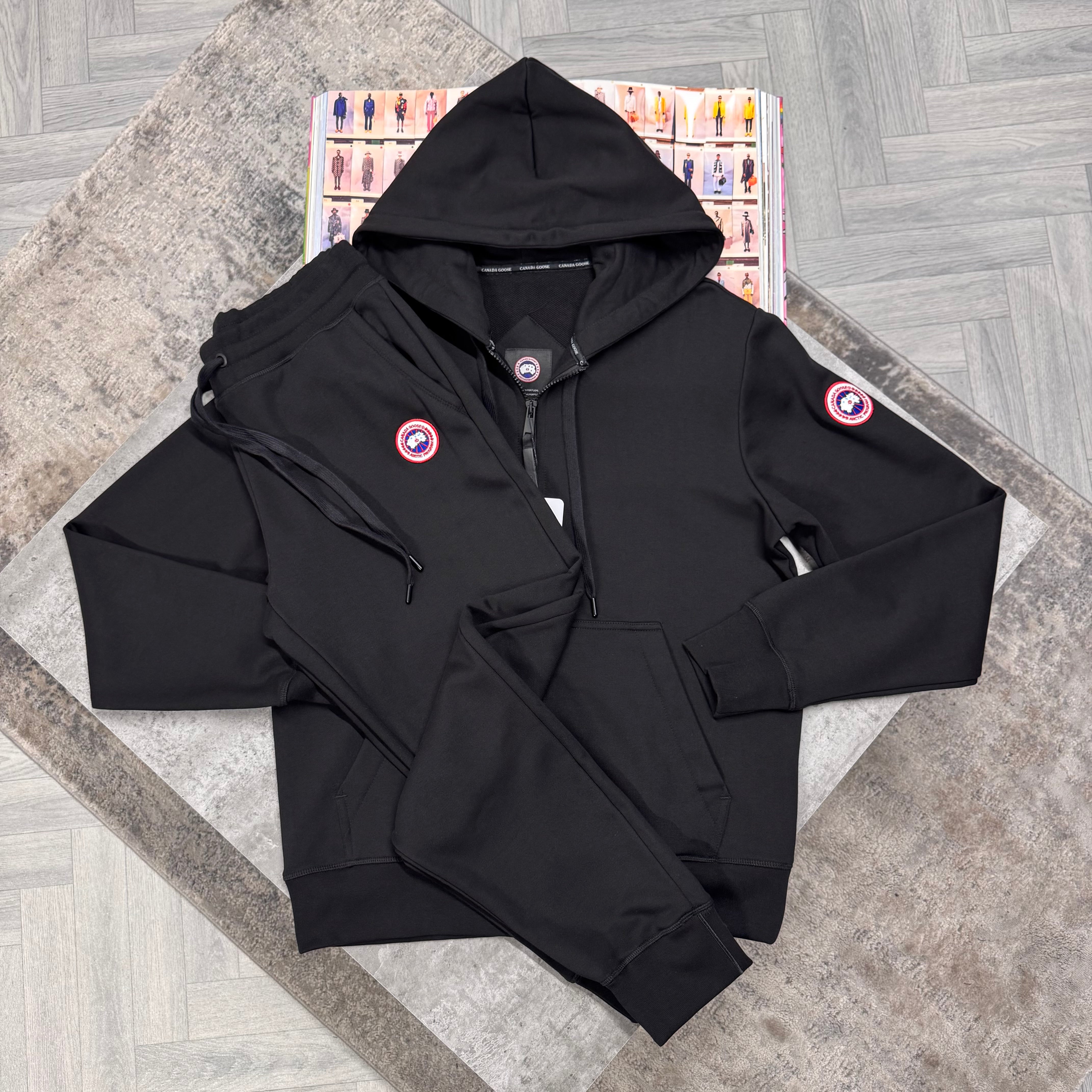 CG FULL ZIP TRACKSUIT - BLACK