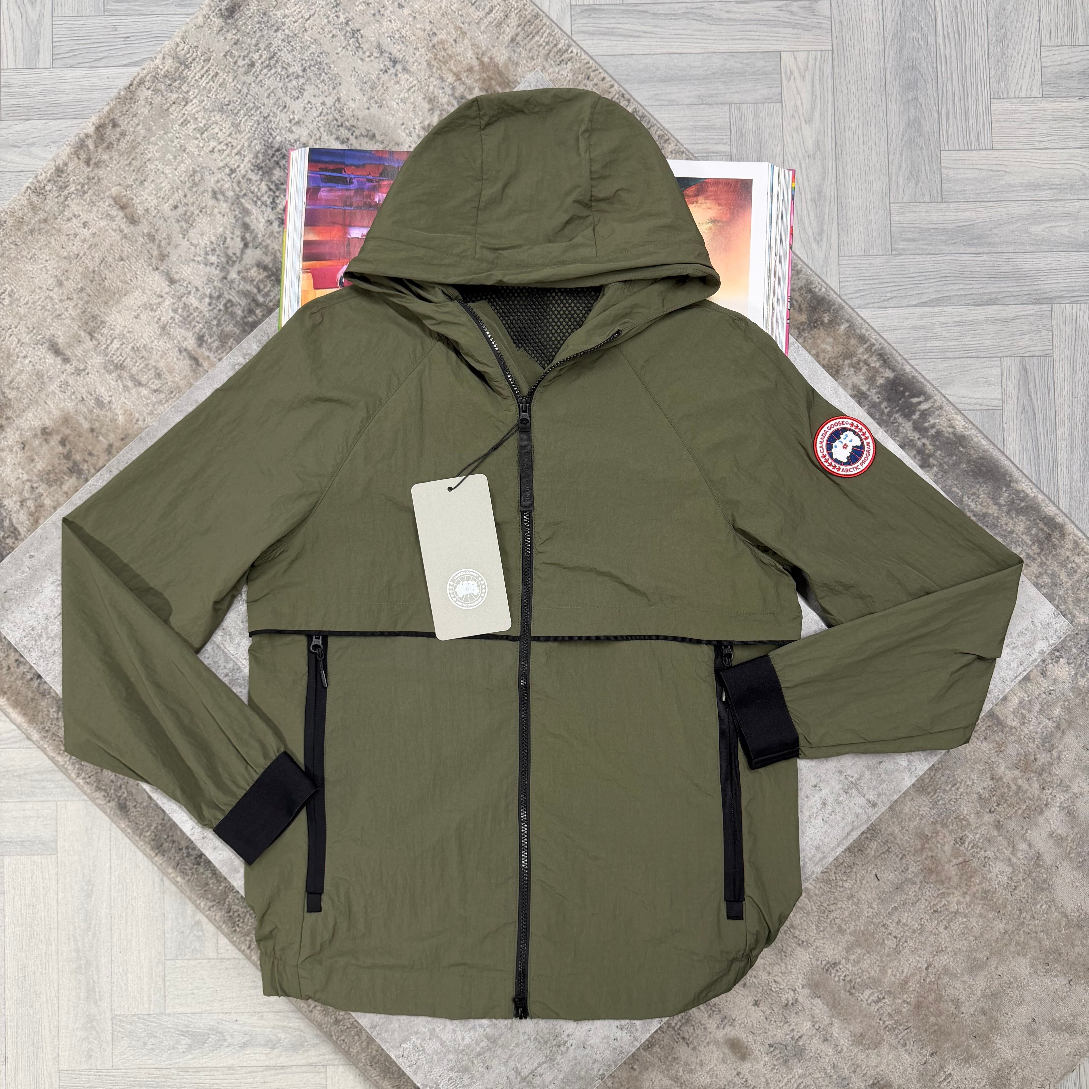 CG FABER HOODED JACKET - KHAKI