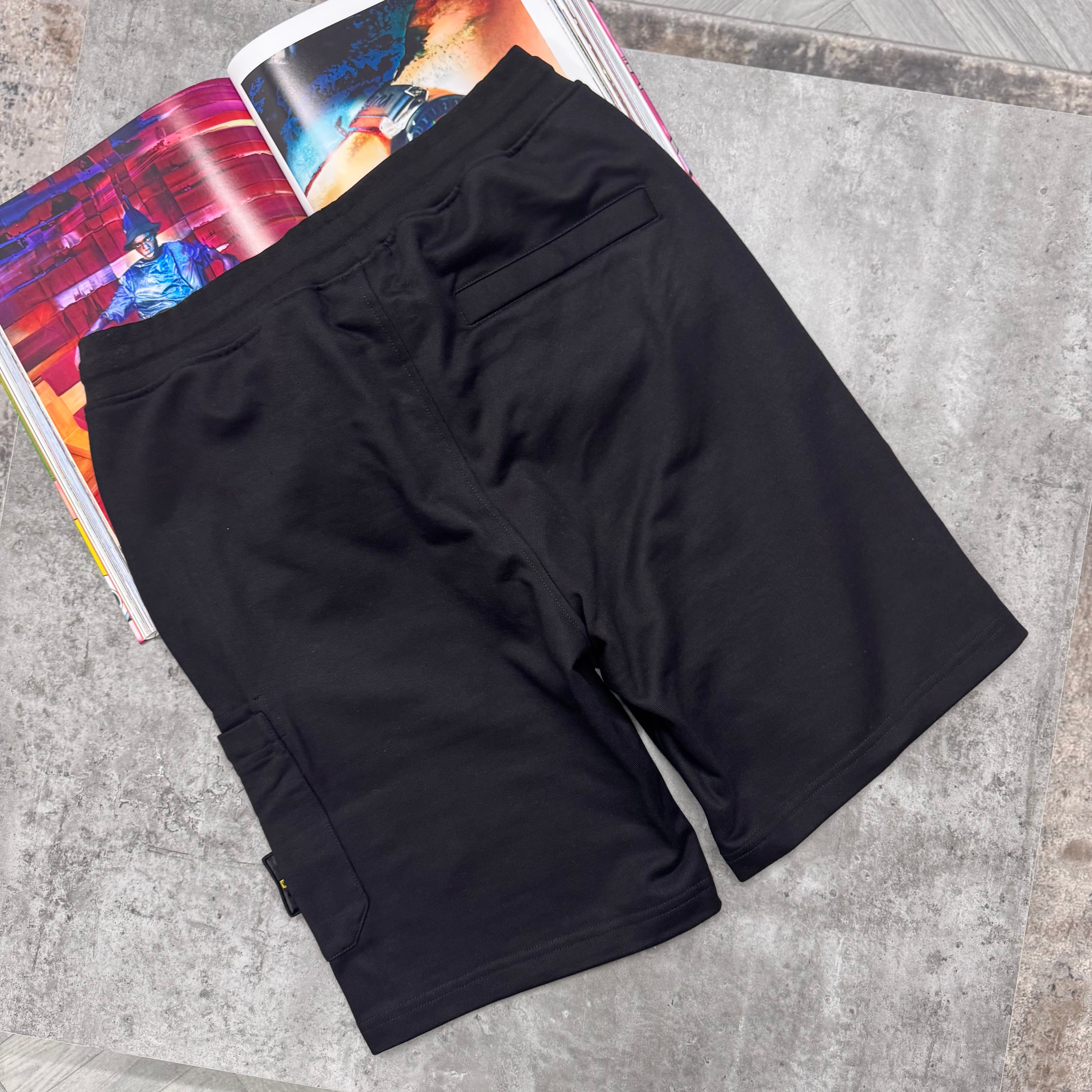 SI COTTON CARGO SHORTS - BLACK
