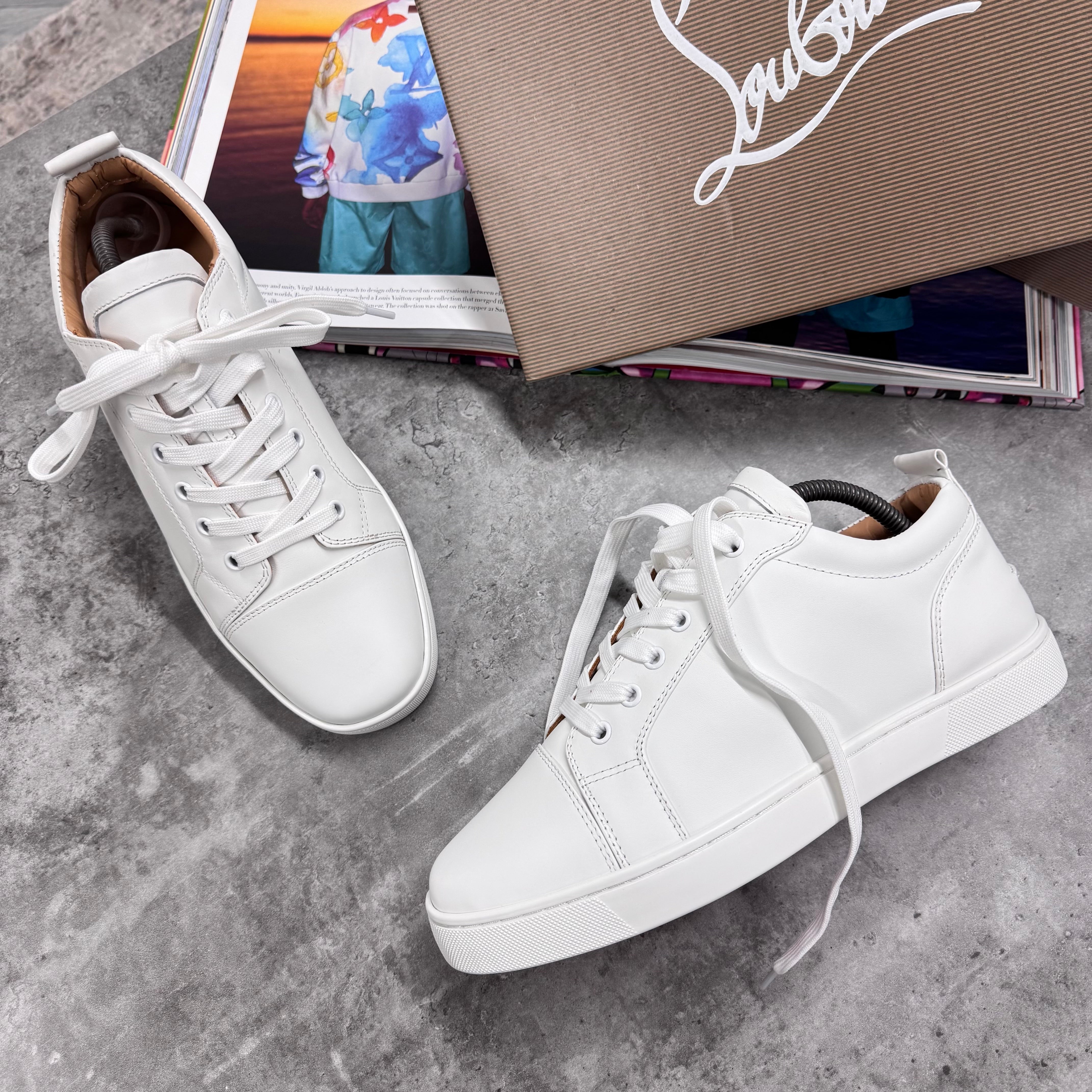 LOUB TRAINERS - WHITE
