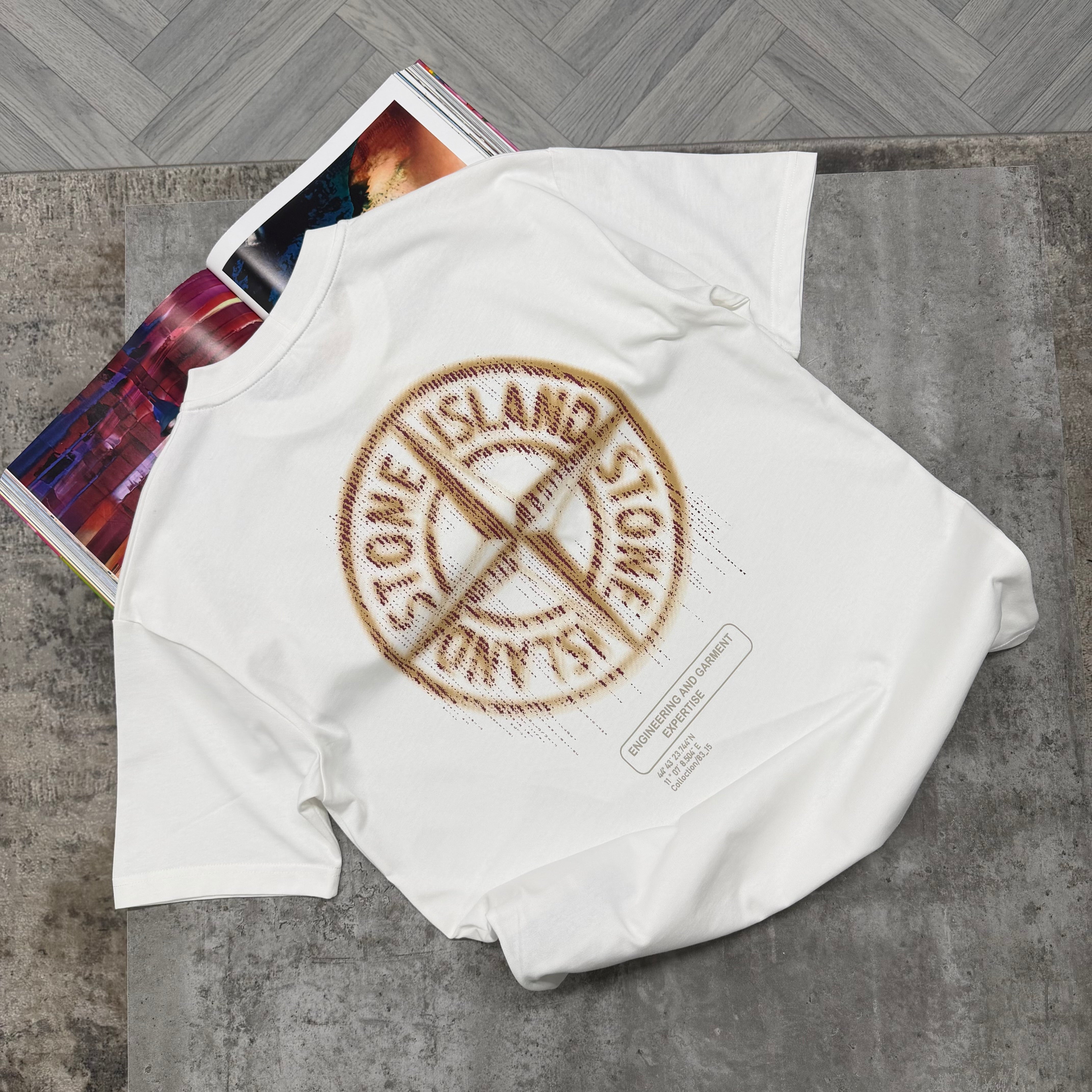 SI COMPASS T SHIRT - WHITE