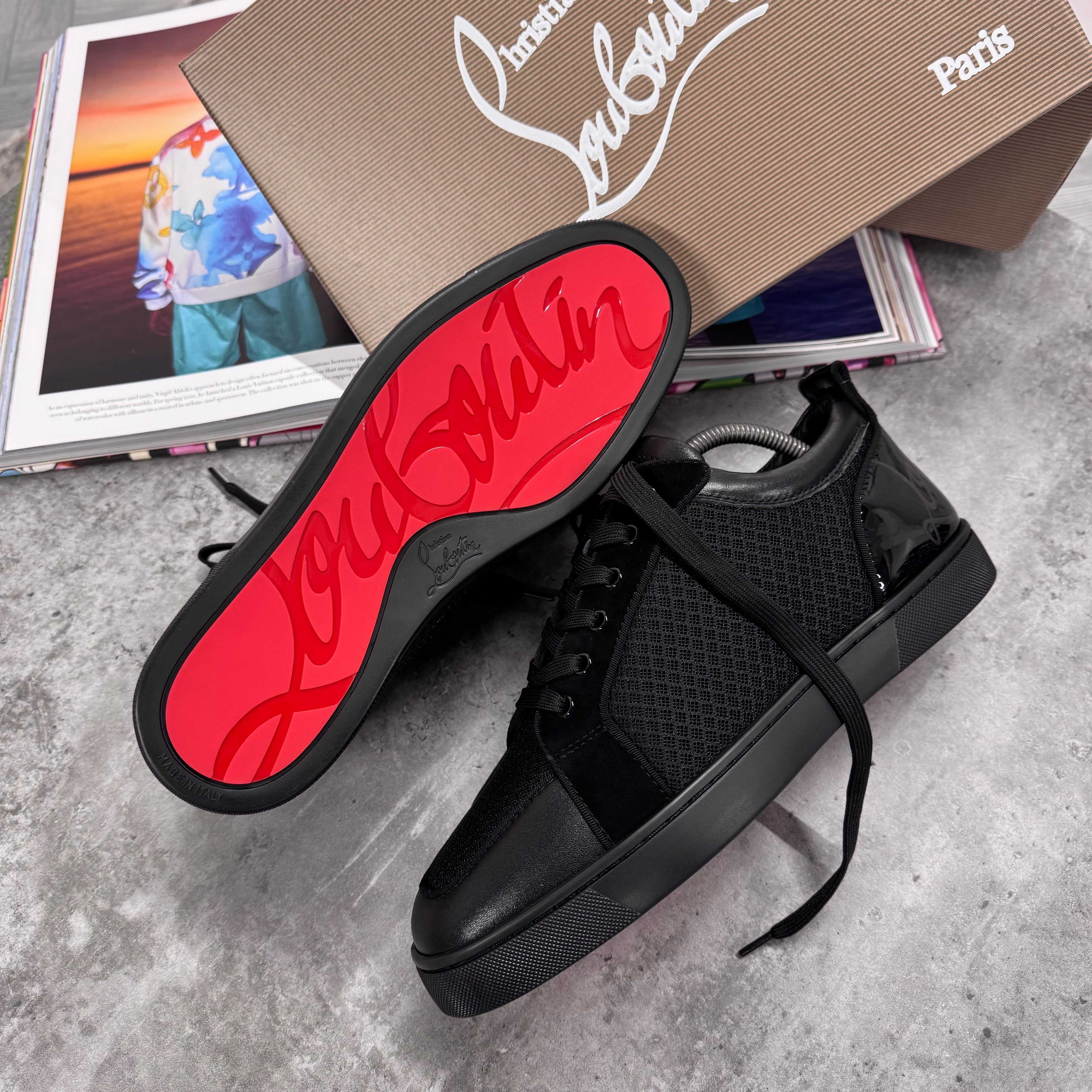 LOUB TRAINERS - BLACK (PRE ORDER )