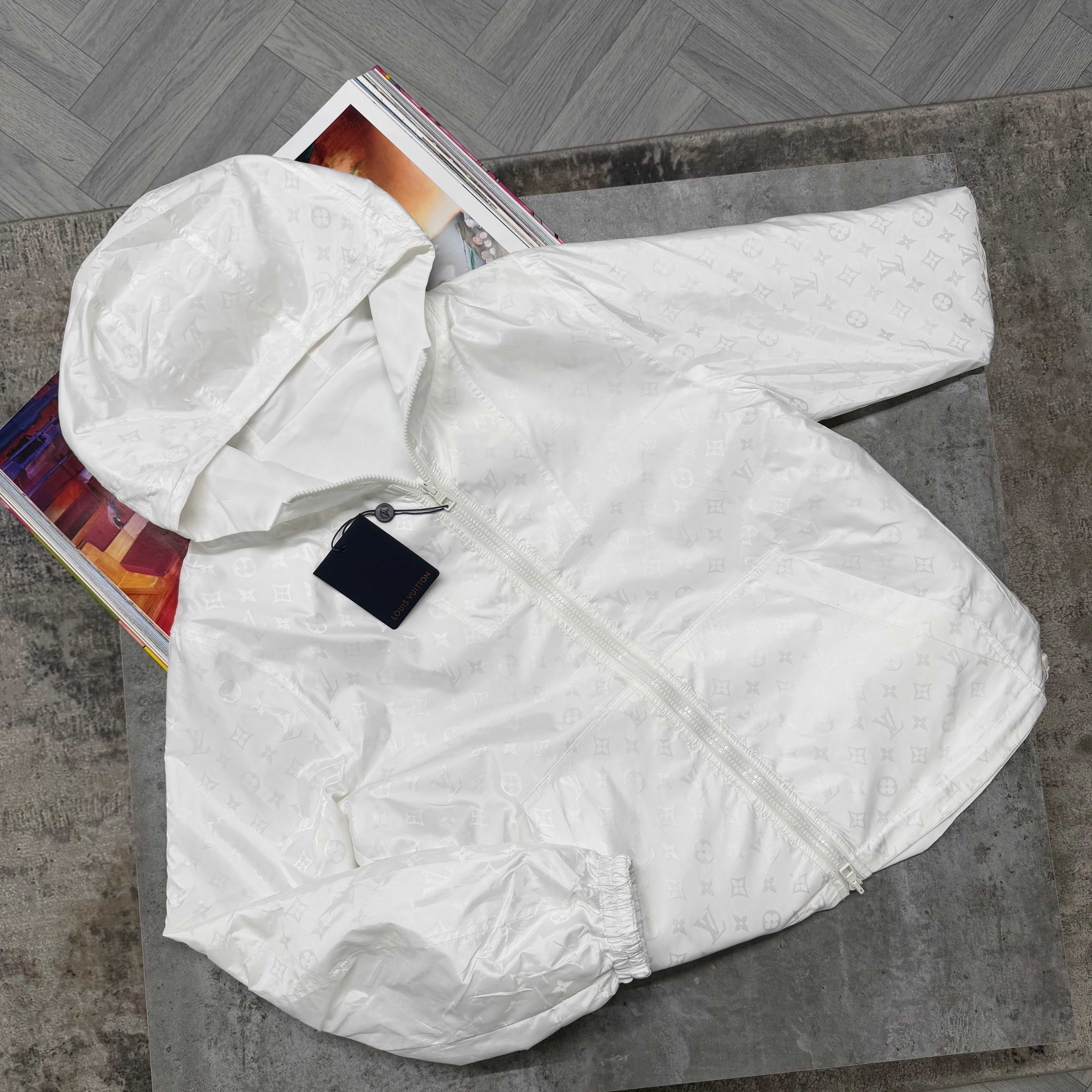 LVE REVERSIBLE MONOGRAM JACKET - WHITE