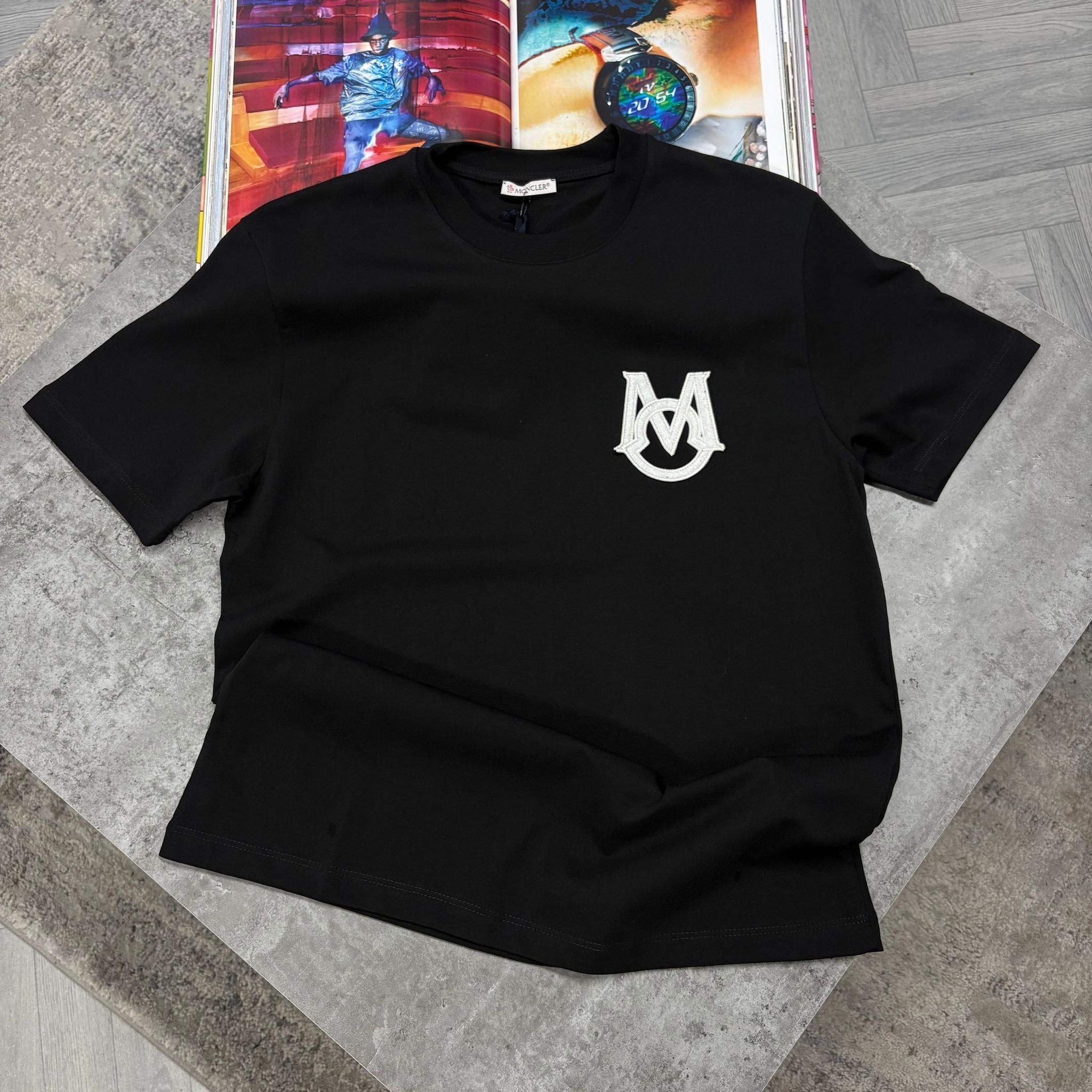 MNCLR M LOGO T SHIRT - BLACK
