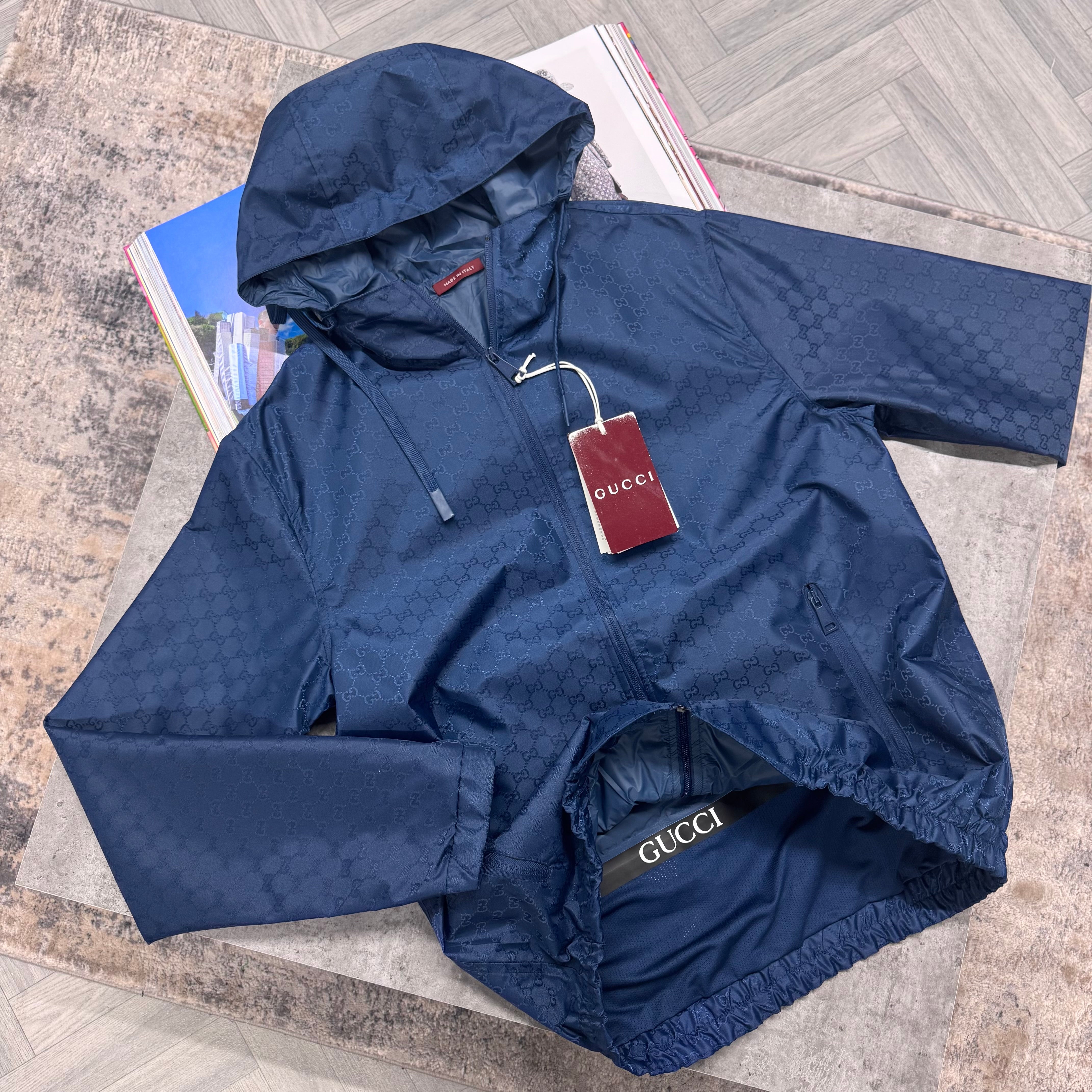 GCI REPEAT LOGO WINDBREAKER - NAVY