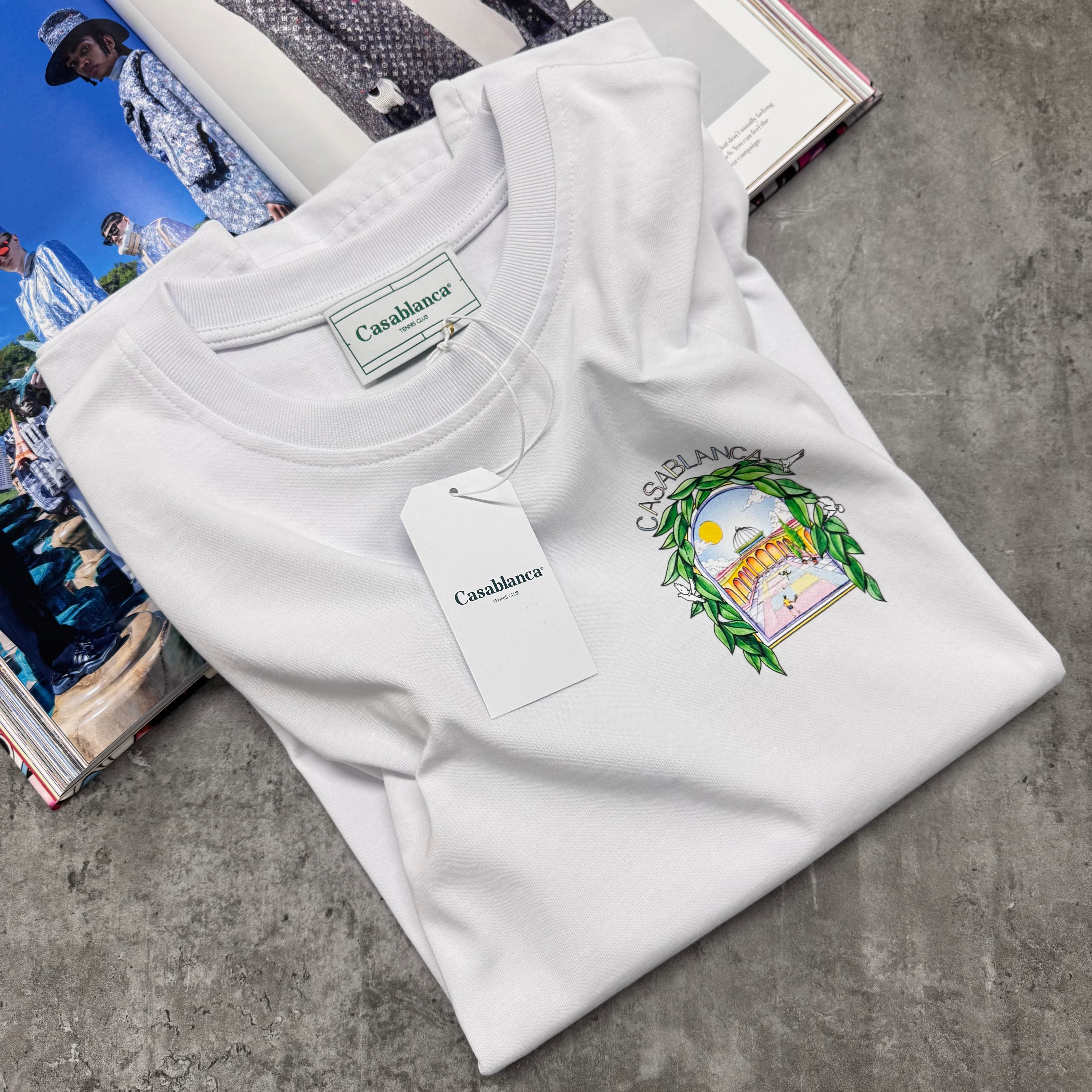 CB TENNIS CLUB T SHIRT - WHITE