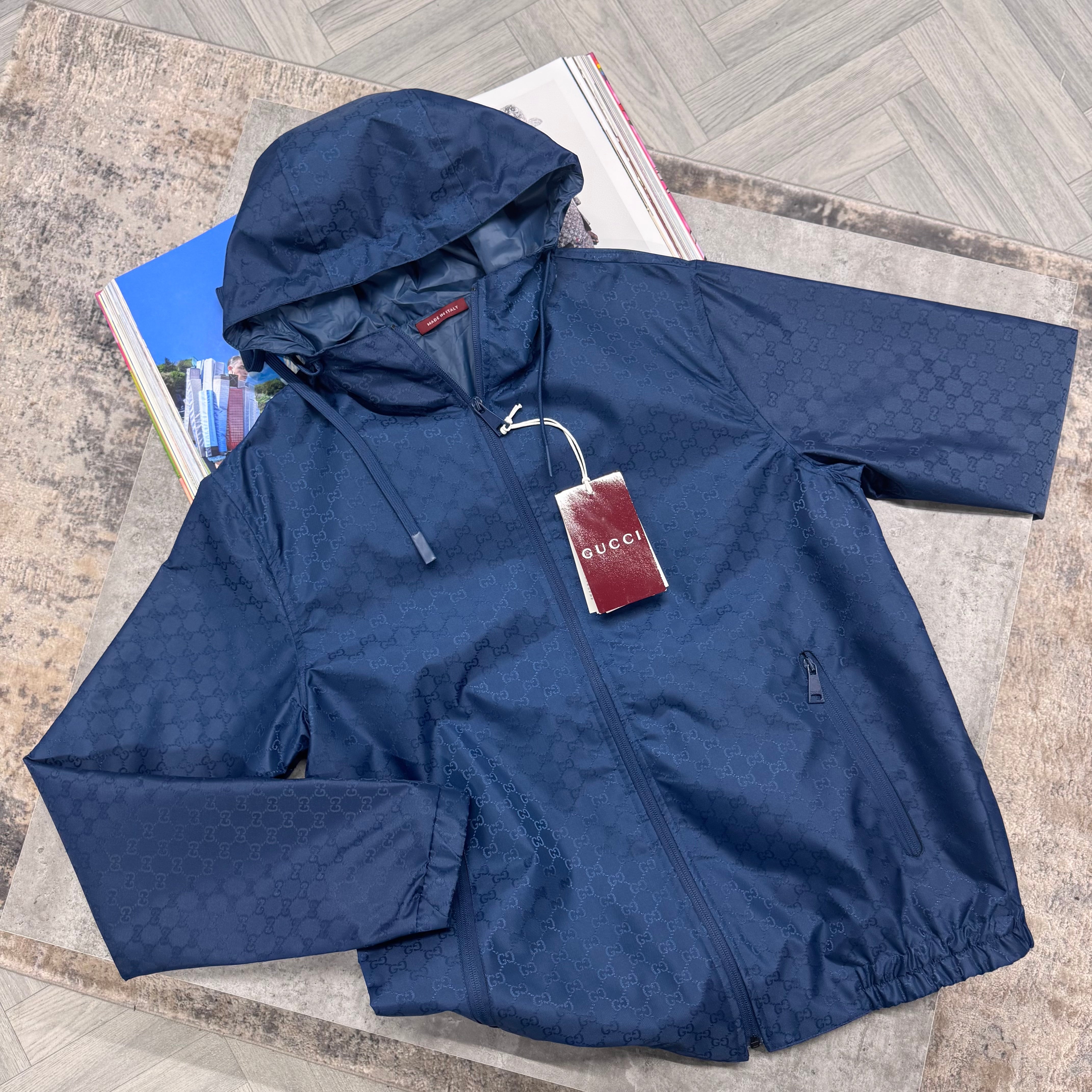 GCI REPEAT LOGO WINDBREAKER - NAVY