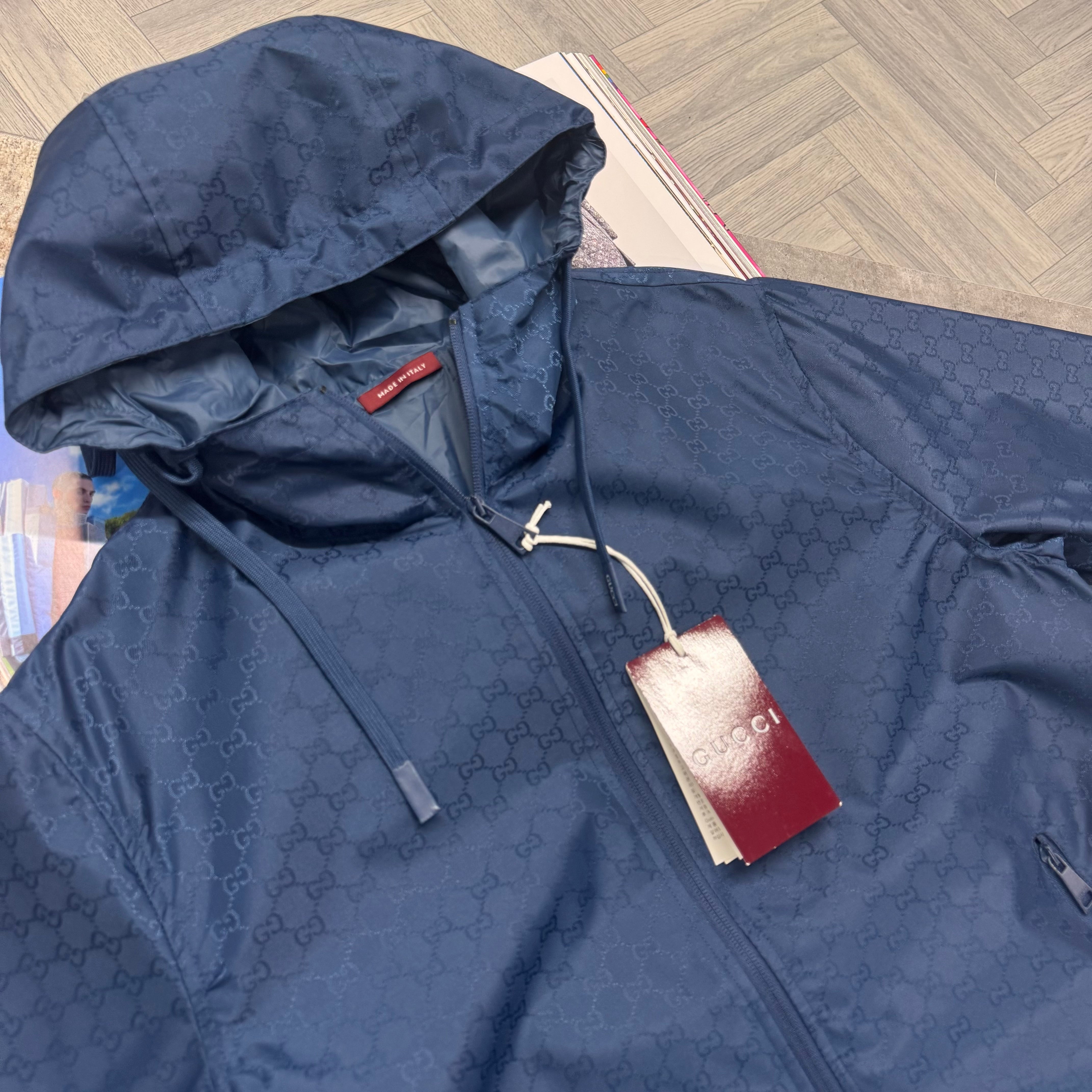 GCI REPEAT LOGO WINDBREAKER - NAVY