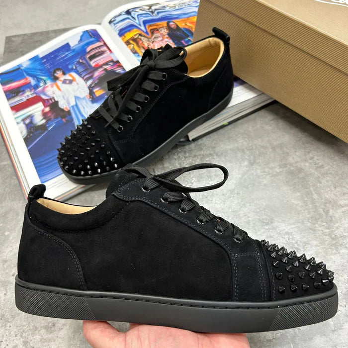 LOUB LOW SPIKE TRAINERS - BLACK (PRE ORDER)
