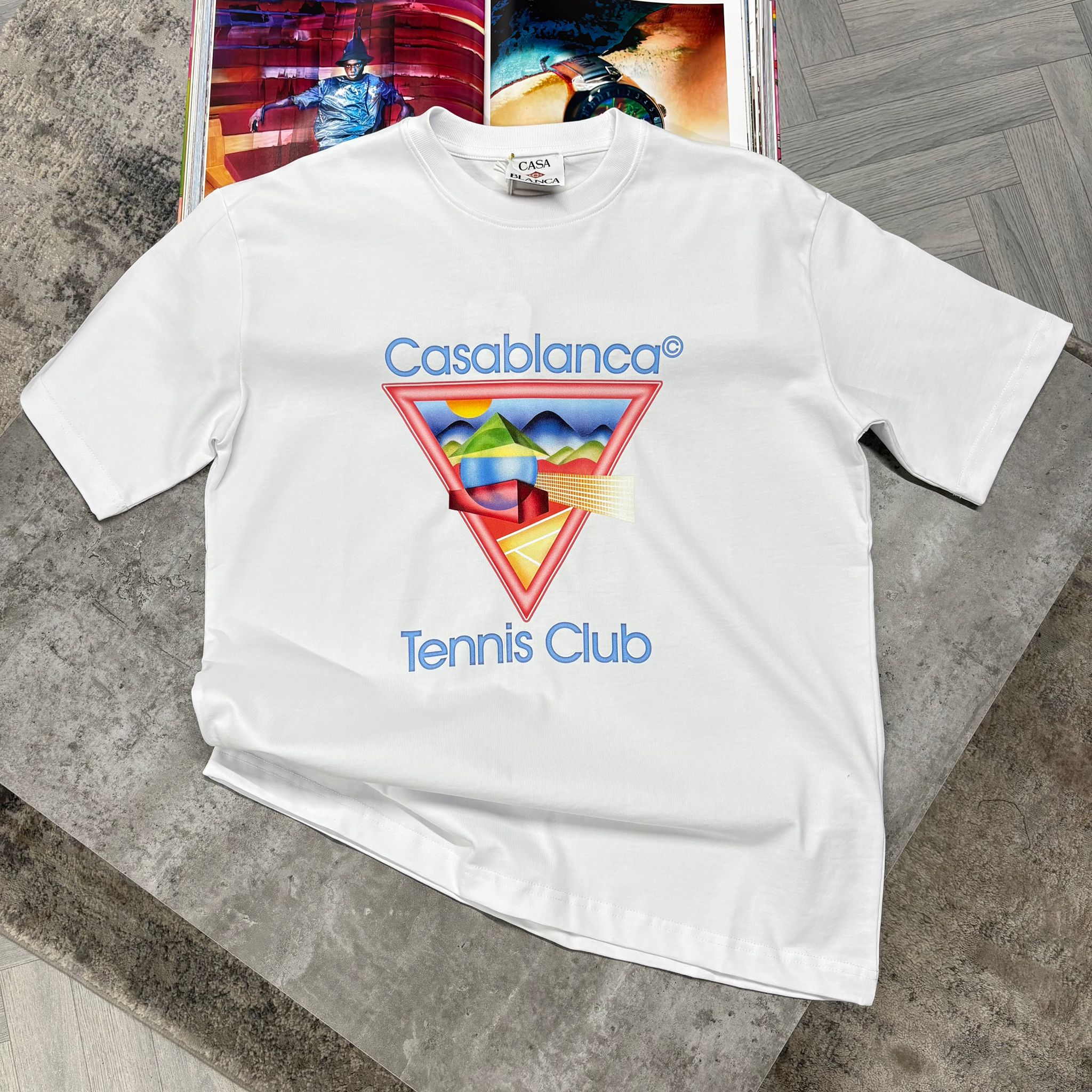 Casa Tennis Club Icon T-Shirt - WHITE