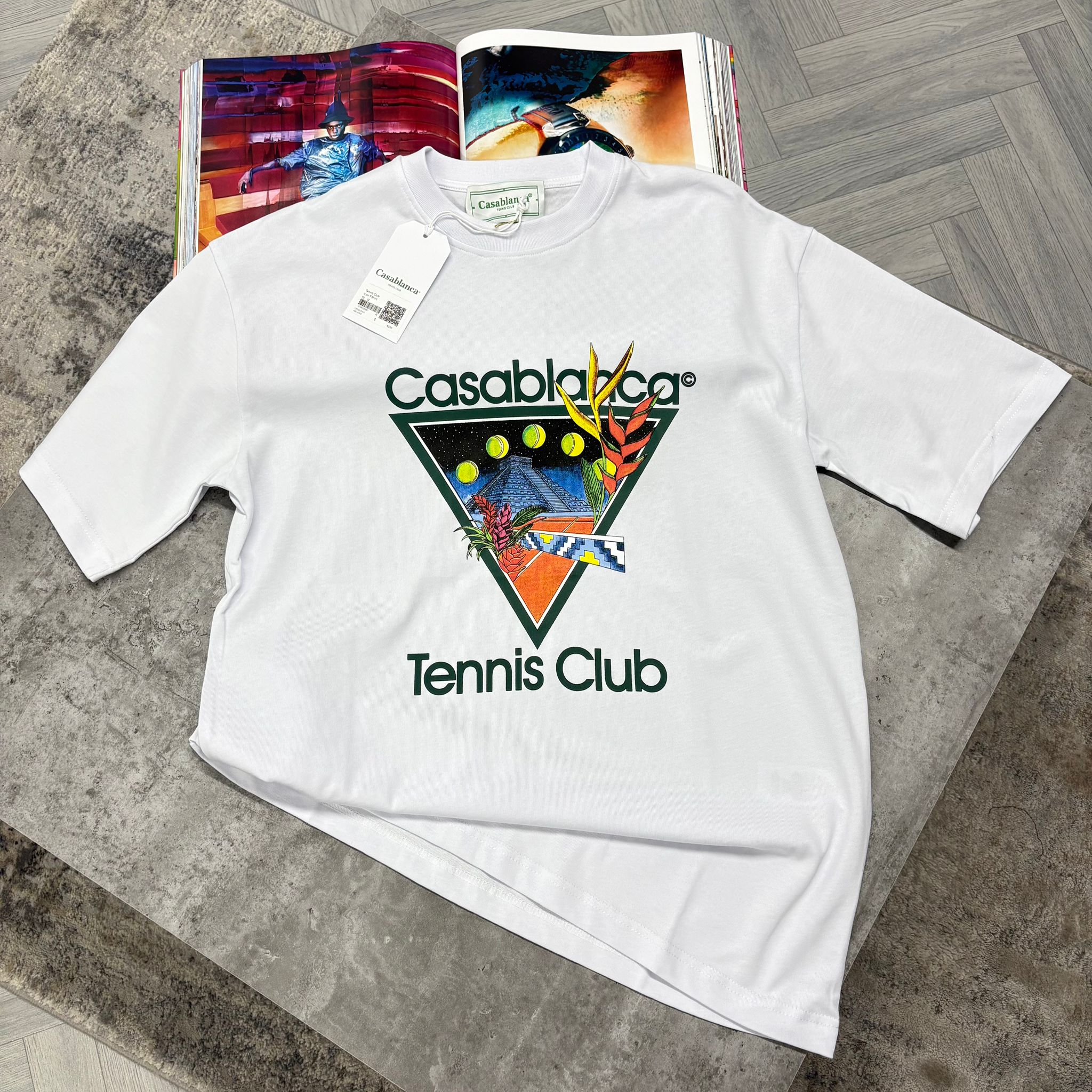 Casa Tennis Club Shirt- WHITE