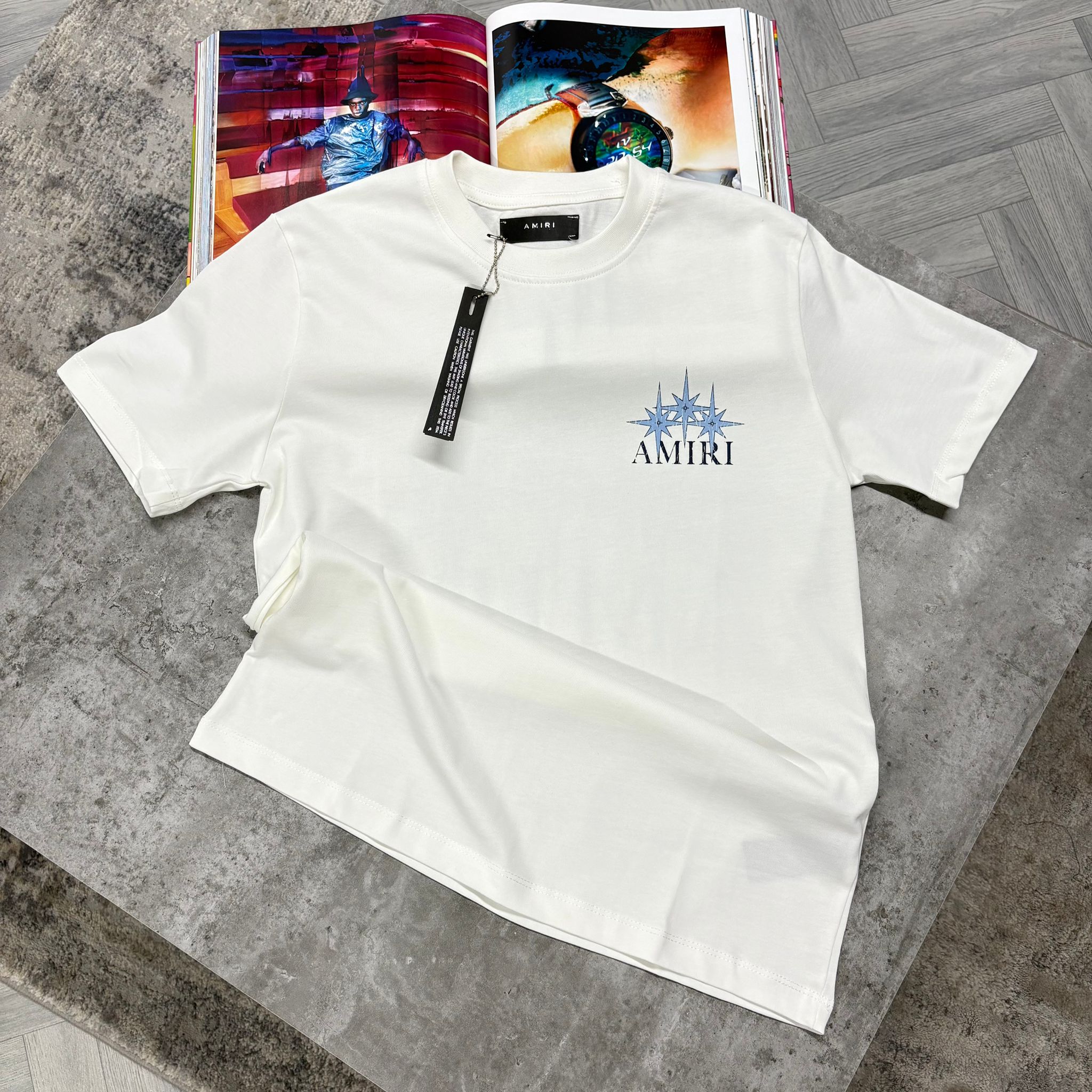 AMI Starburst T-shirt - WHITE