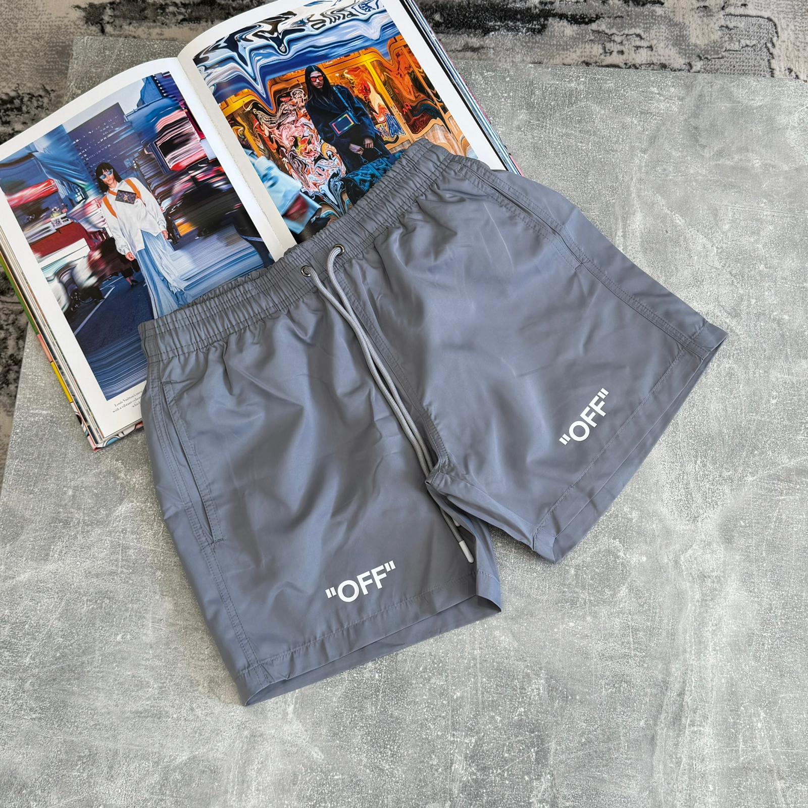 OF W SWIM SHORTS - GREY