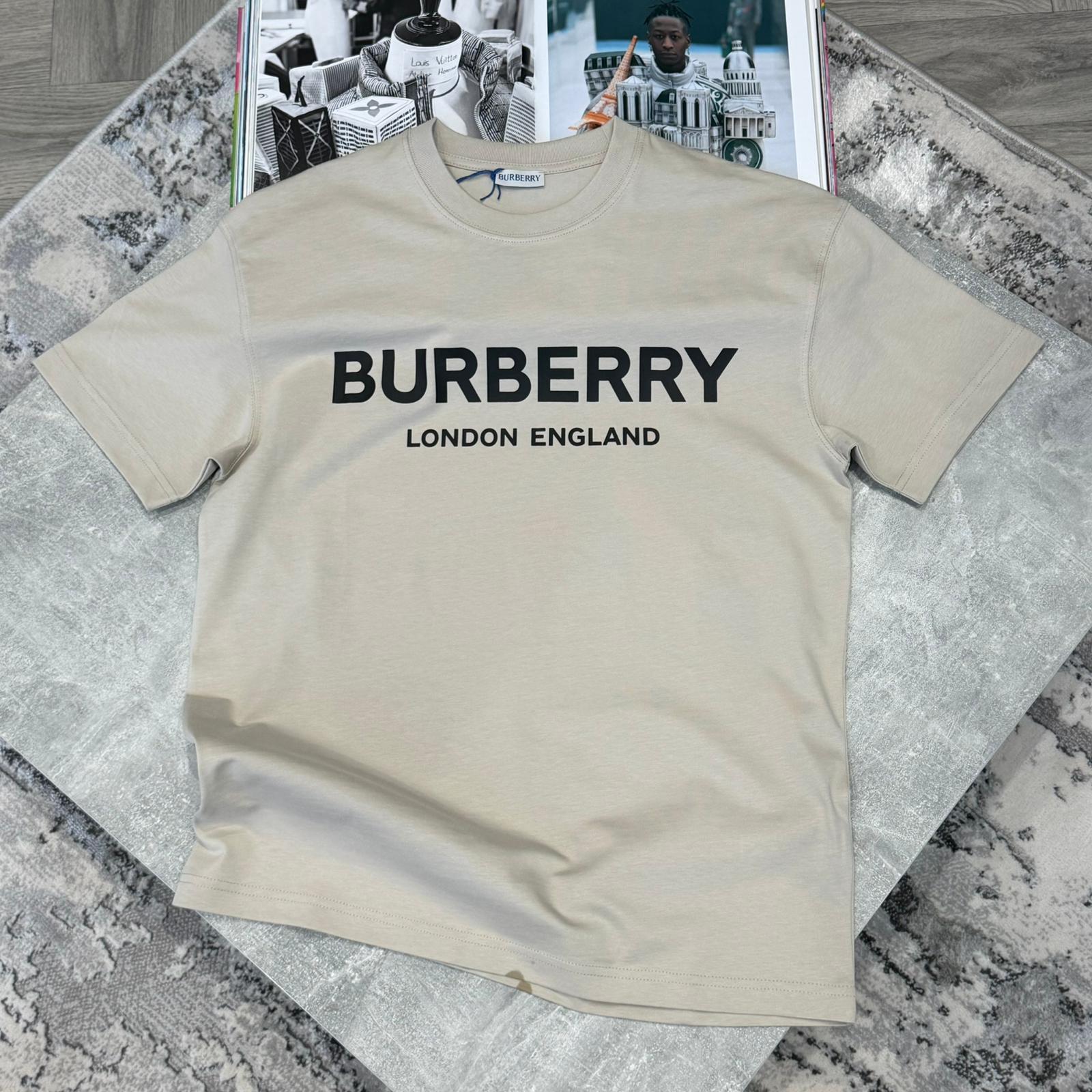 BBR LOGO T-SHIRT - BEIGE