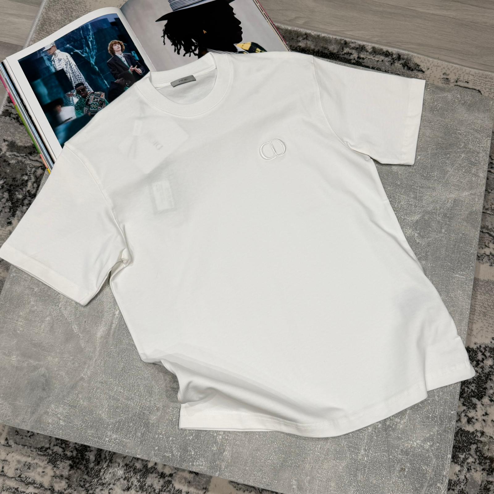 CD LOGO T-SHIRT - WHITE