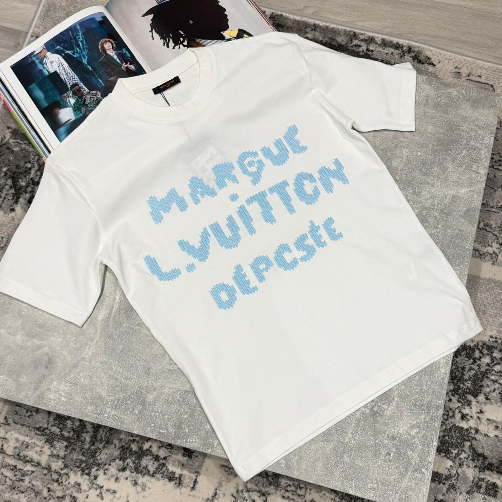 LVE LOGO T-SHIRT - WHITE/BLUE