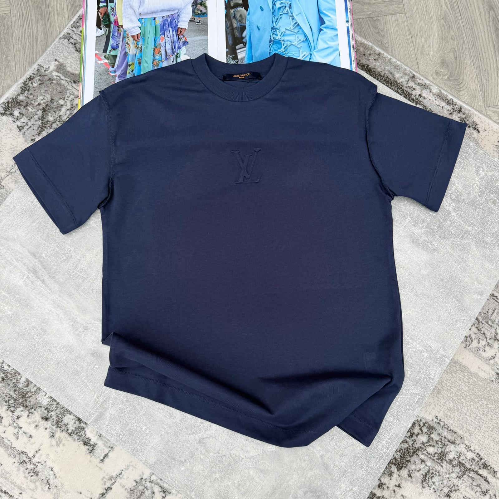 LVE LOGO T-SHIRT - NAVY