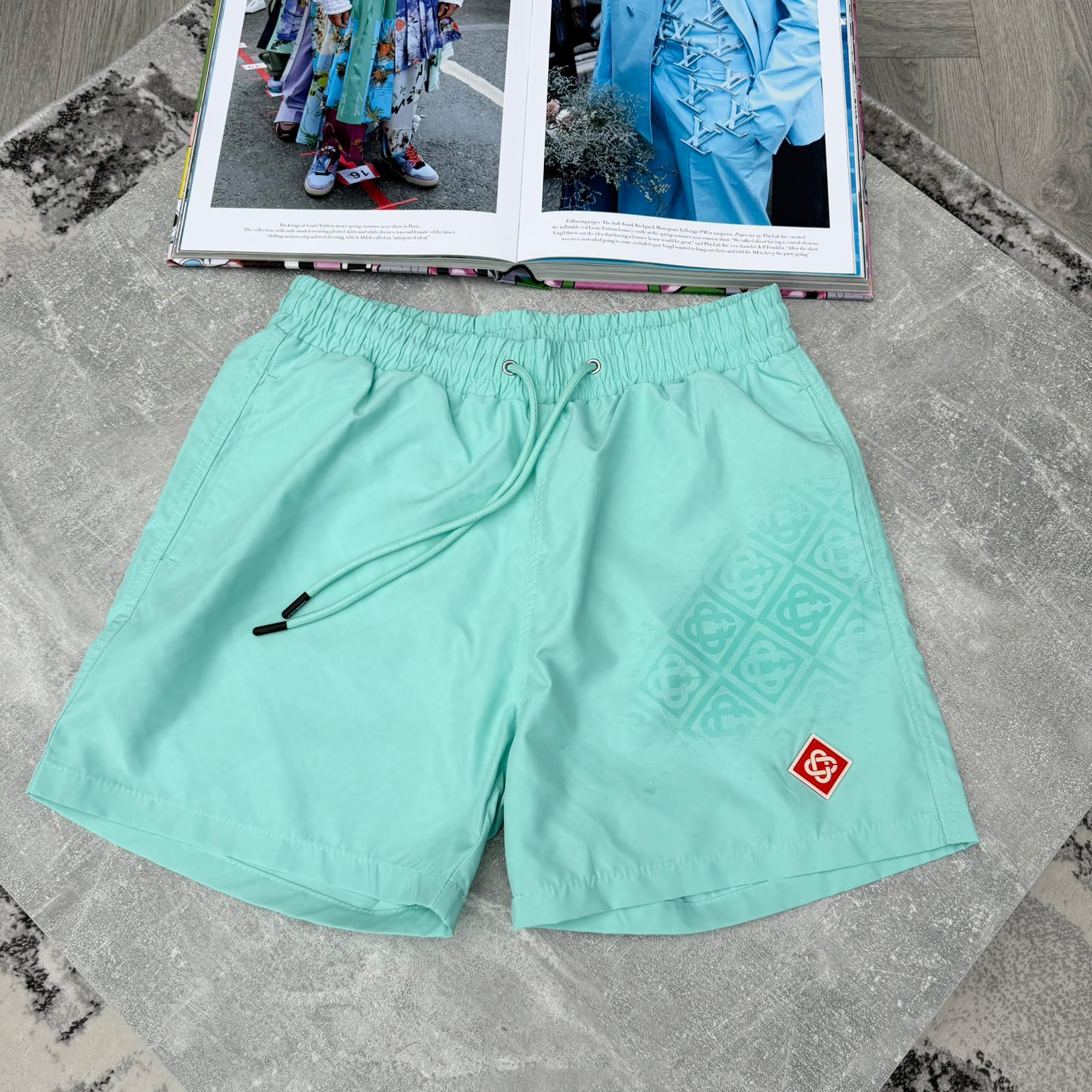 CASA LOGO SHORTS - GREEN