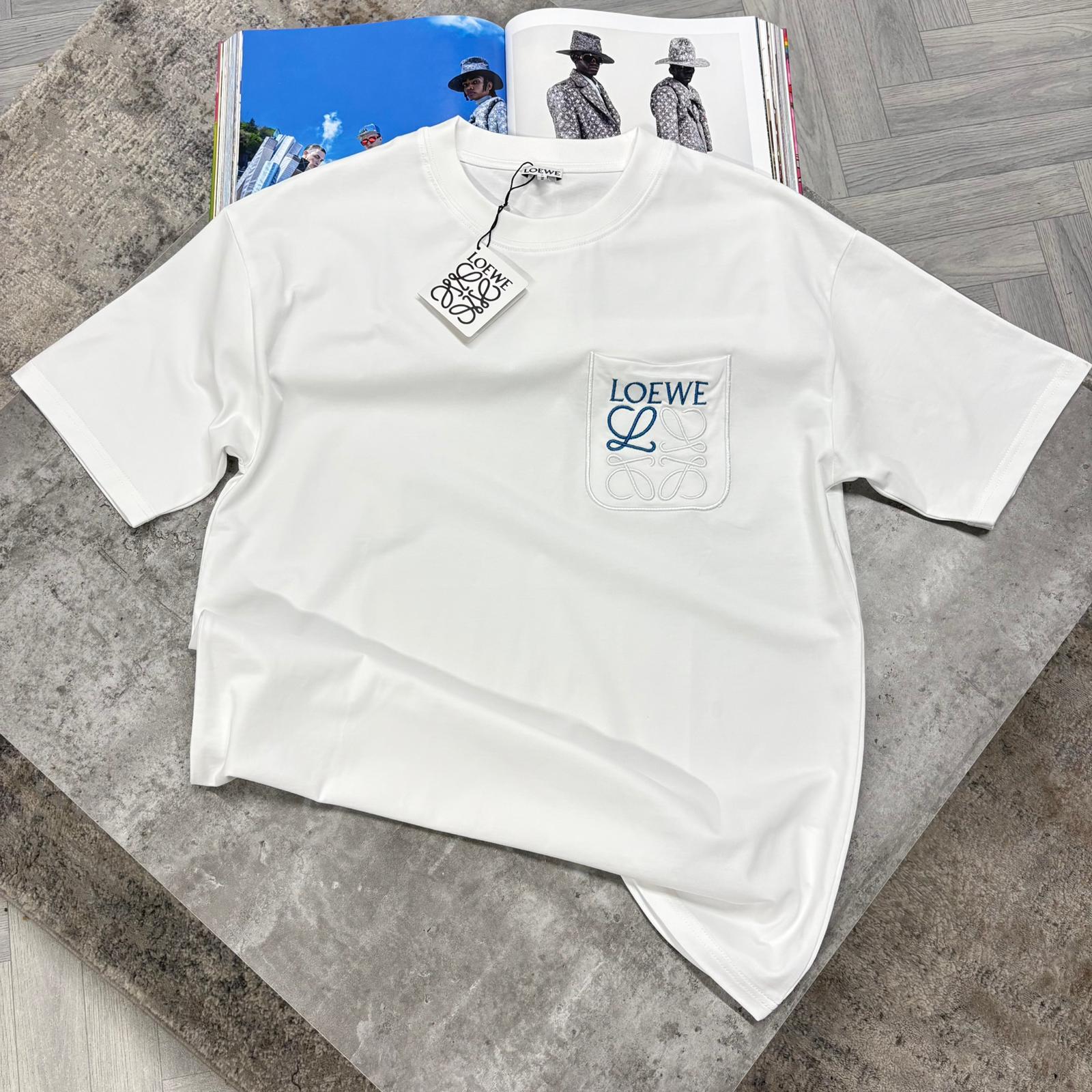 LWE LOGO T SHIRT - WHITE/BLUE