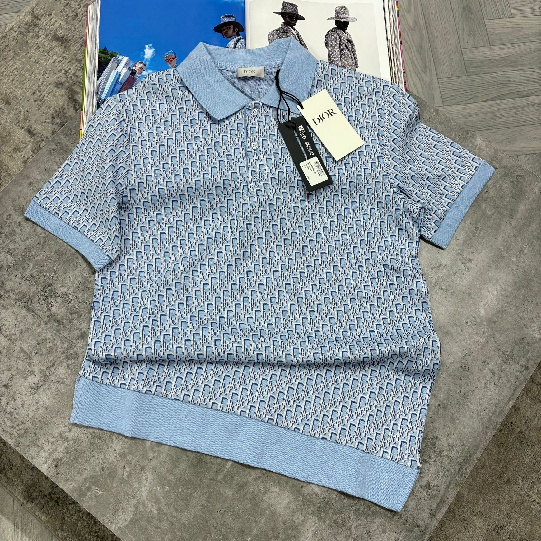 CD COUTURE POLO TOP - BLUE