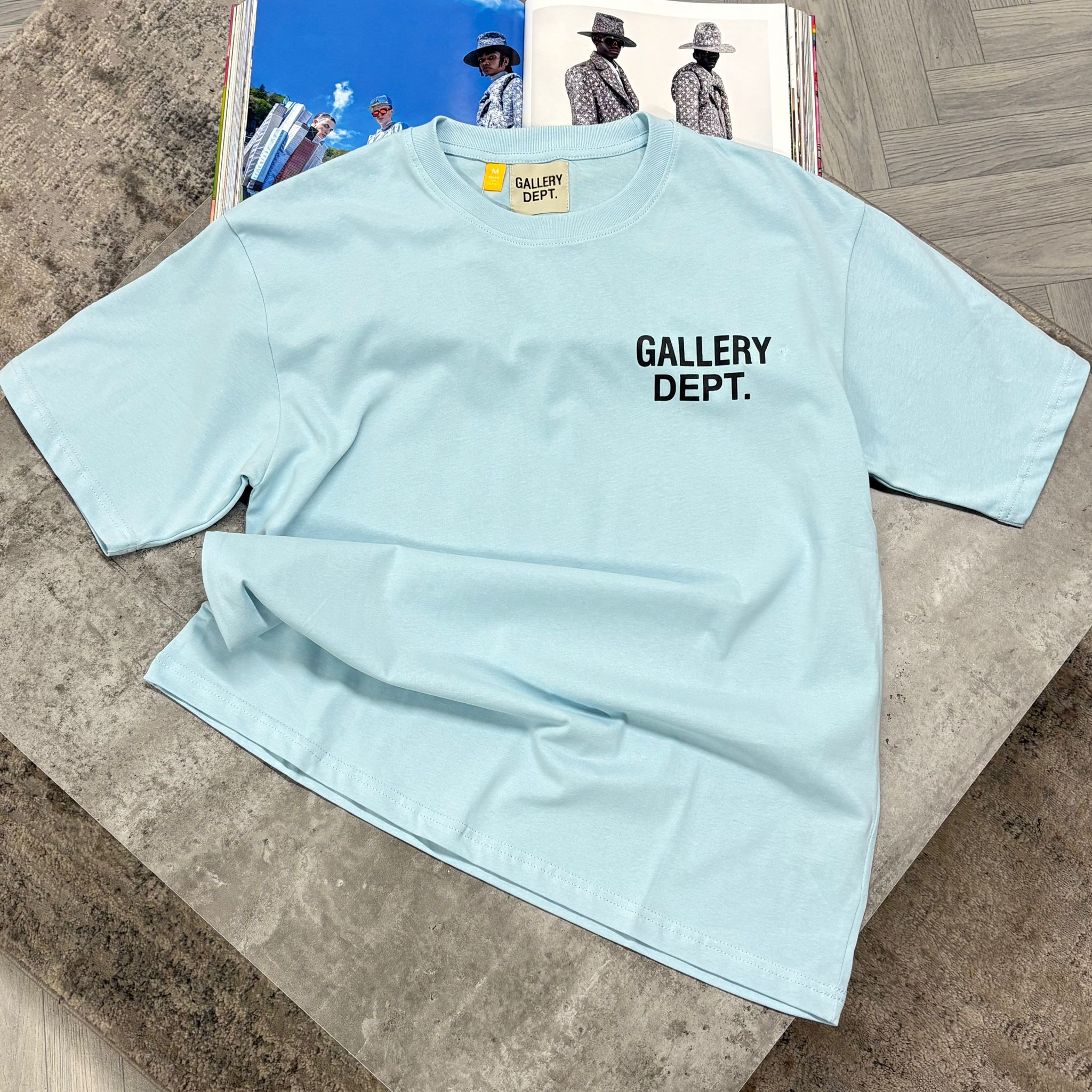 GAL DEPT T SHIRT - PALE BLUE