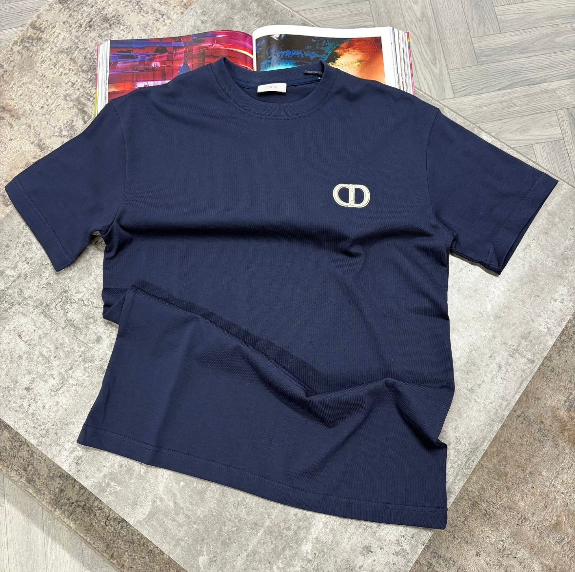 CD LOGO T SHIRT - NAVY