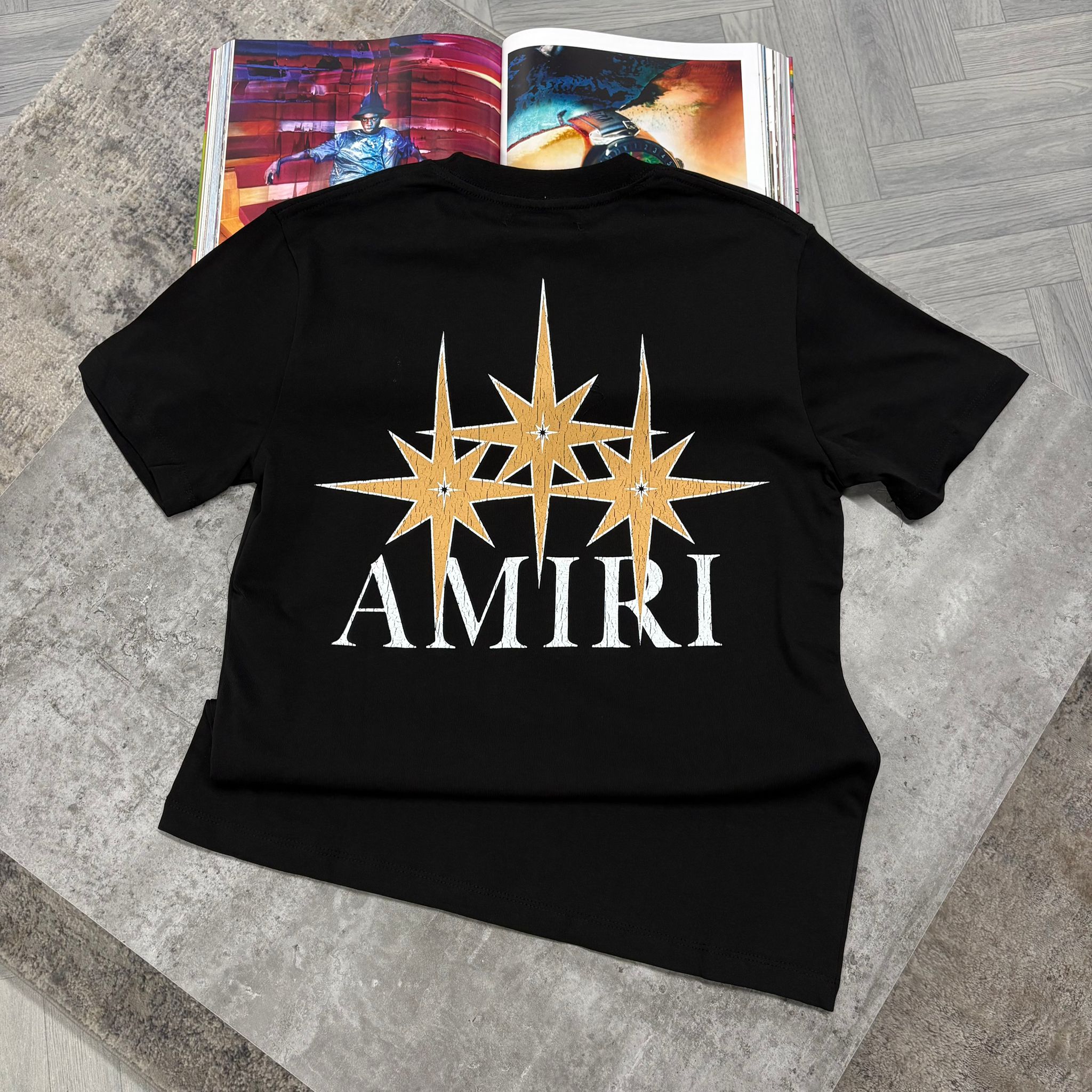 AMI Starburst T-shirt - BLACK