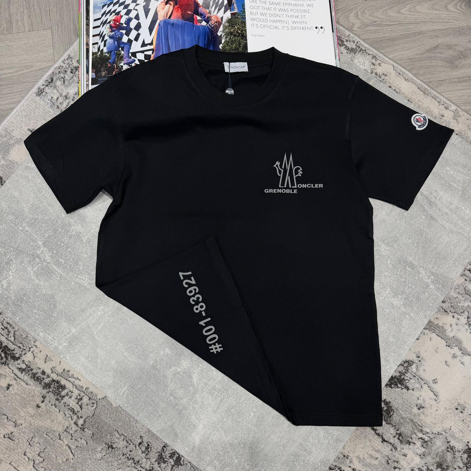 MNCLR LOGO GRENOBLE T-SHIRT - BLACK